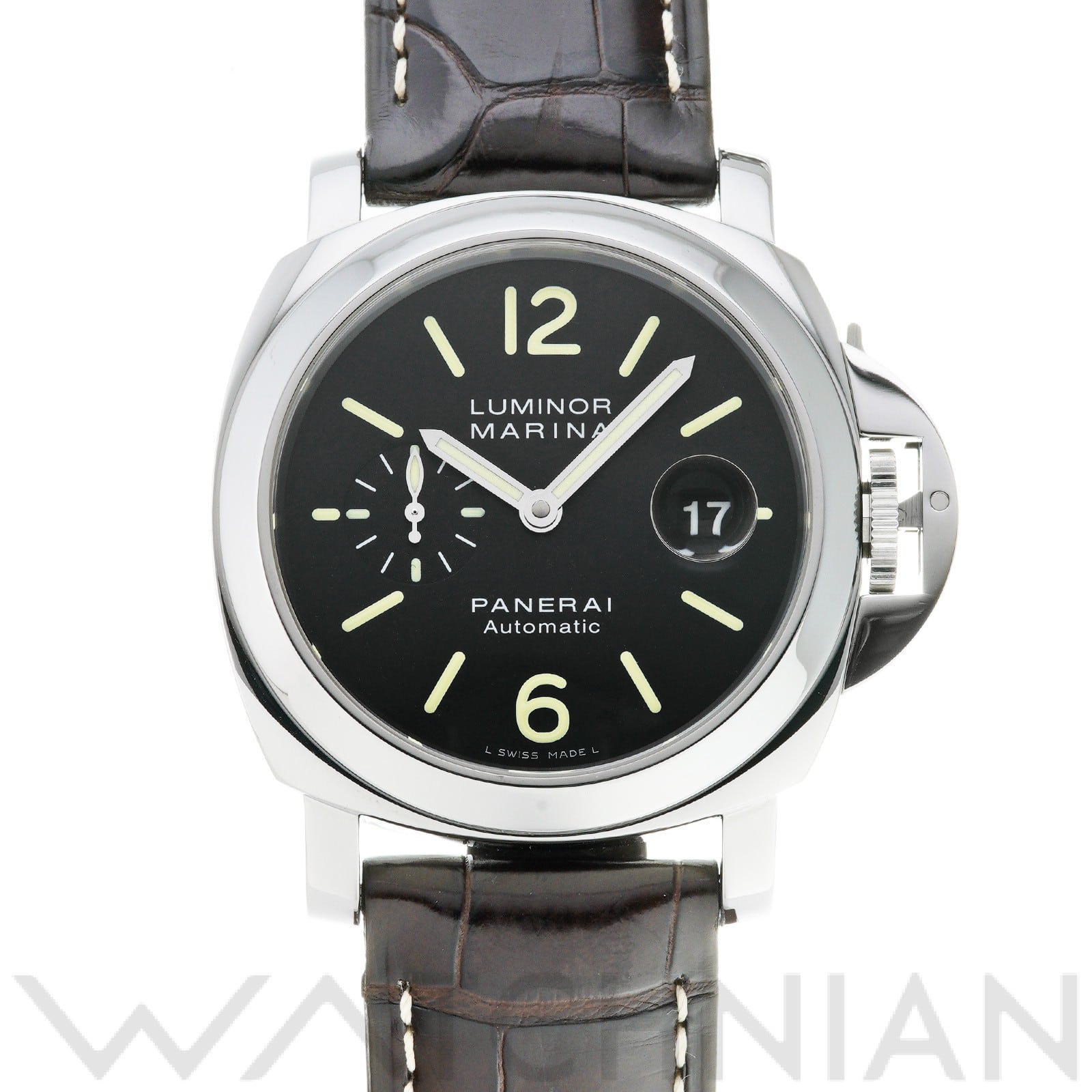 パネライ / PANERAI ルミノールマリーナ PAM00104 ブラック メンズ 時計 【中古】【wristwatch】