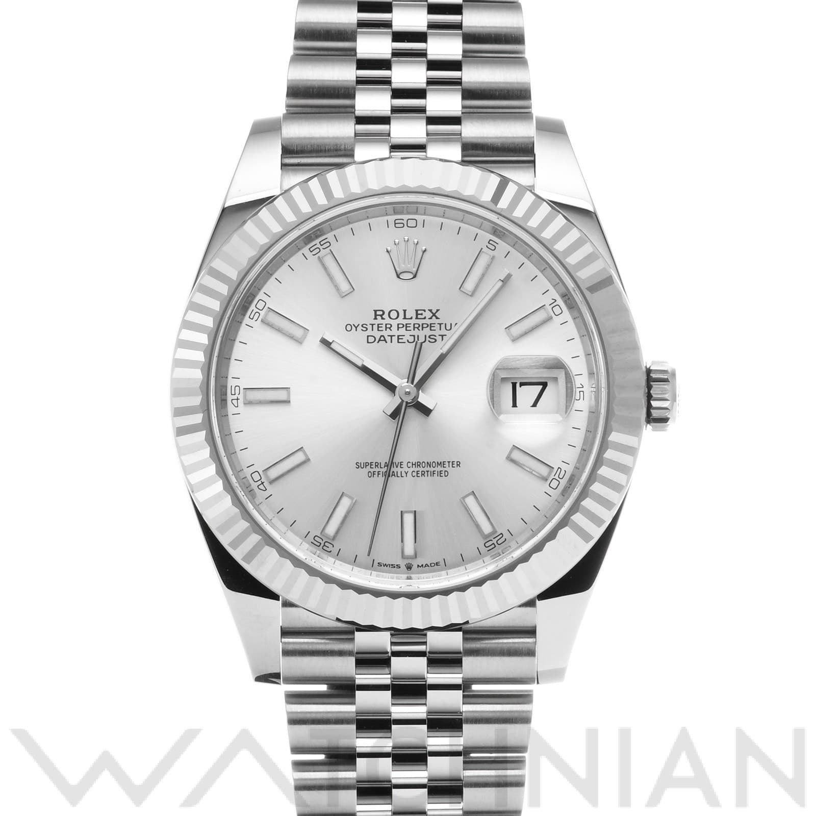 ロレックス デイトジャスト 41 126334 シルバー メンズ 時計 【未使用】【wristwatch】