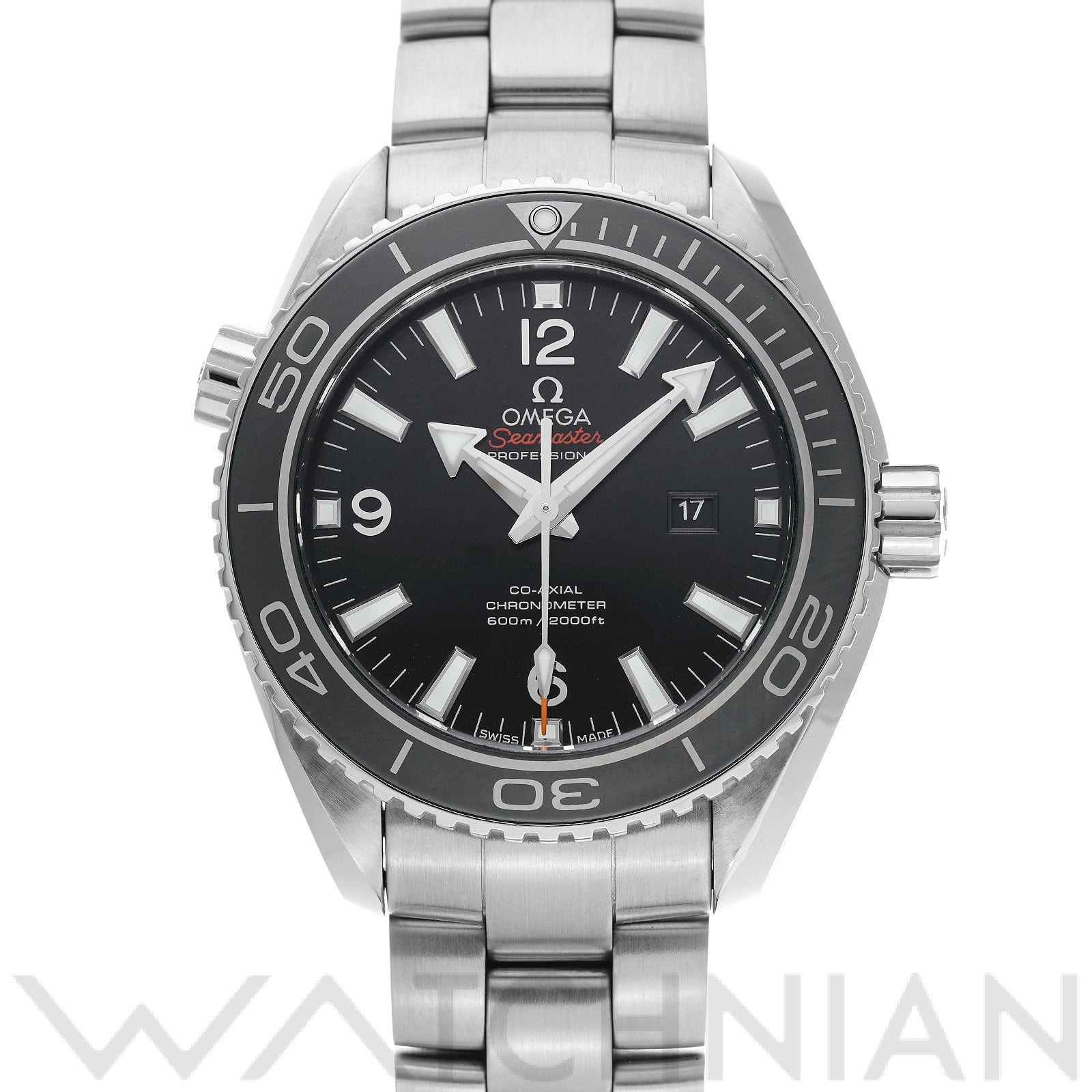 オメガ / OMEGA シーマスター プラネットオーシャン 600 コーアクシャル 232.30.38.20.01.001 ブラック ユニセックス 時計 【中古】【wristwatch】