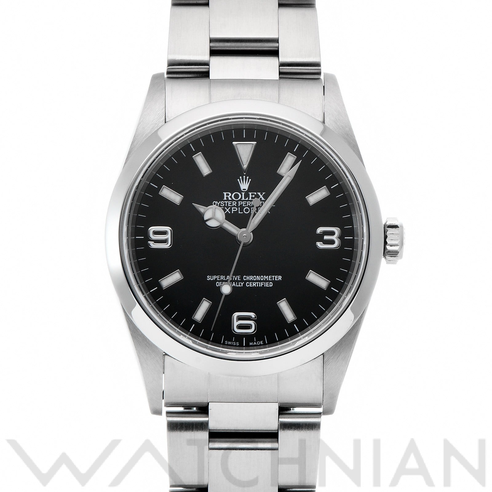 ロレックス エクスプローラー 14270 ブラック メンズ 時計 【中古】【wristwatch】