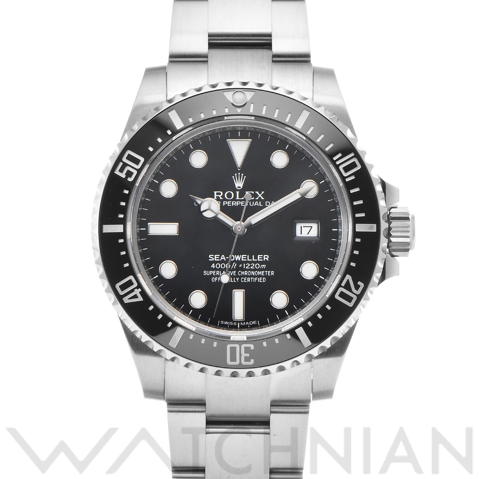 ロレックス シードゥエラー 4000 116600 ブラック メンズ 時計 【中古】【wristwatch】