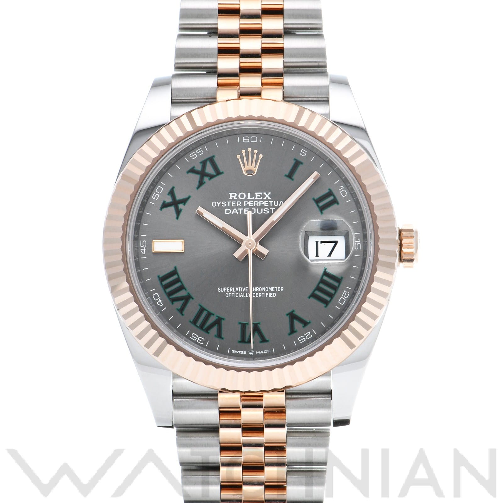 ロレックス デイトジャスト 41 126331 スレート メンズ 時計 【中古】【wristwatch】