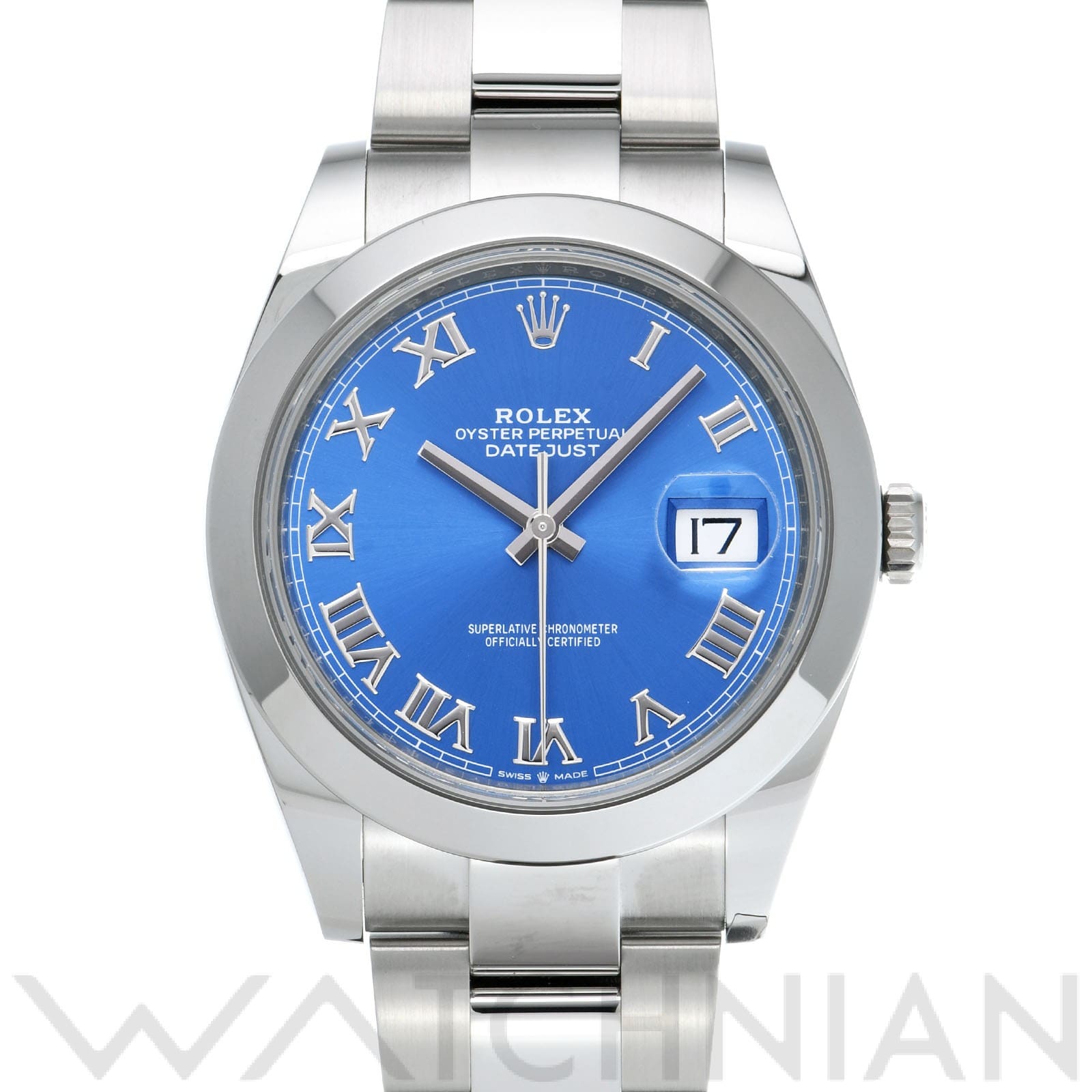 ロレックス / ROLEX デイトジャスト 41 126300 アズーロブルー メンズ 時計 【中古】【wristwatch】