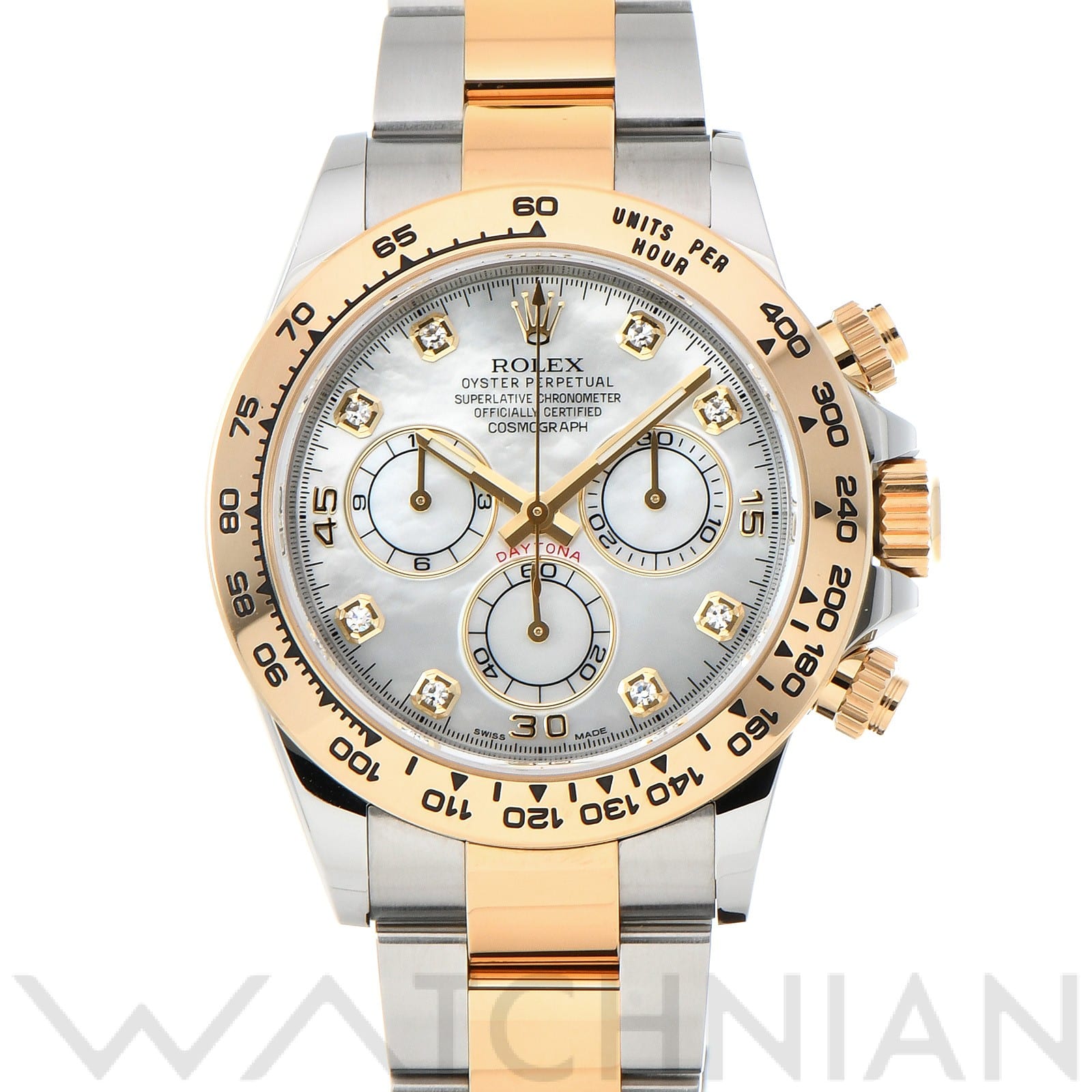 ロレックス コスモグラフ デイトナ 116503NG ホワイトシェル/ダイヤモンド メンズ 時計 【中古】【wristwatch】