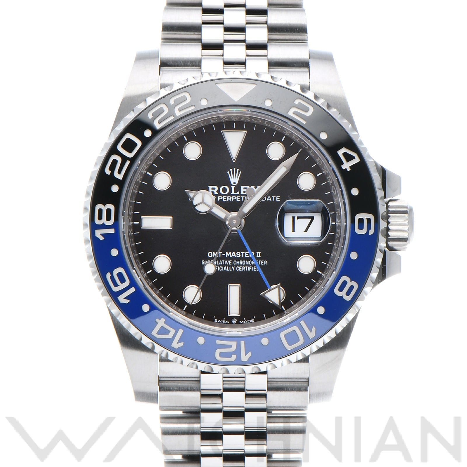 ロレックス GMTマスターII 126710BLNR ブラック メンズ 時計 【中古】【wristwatch】