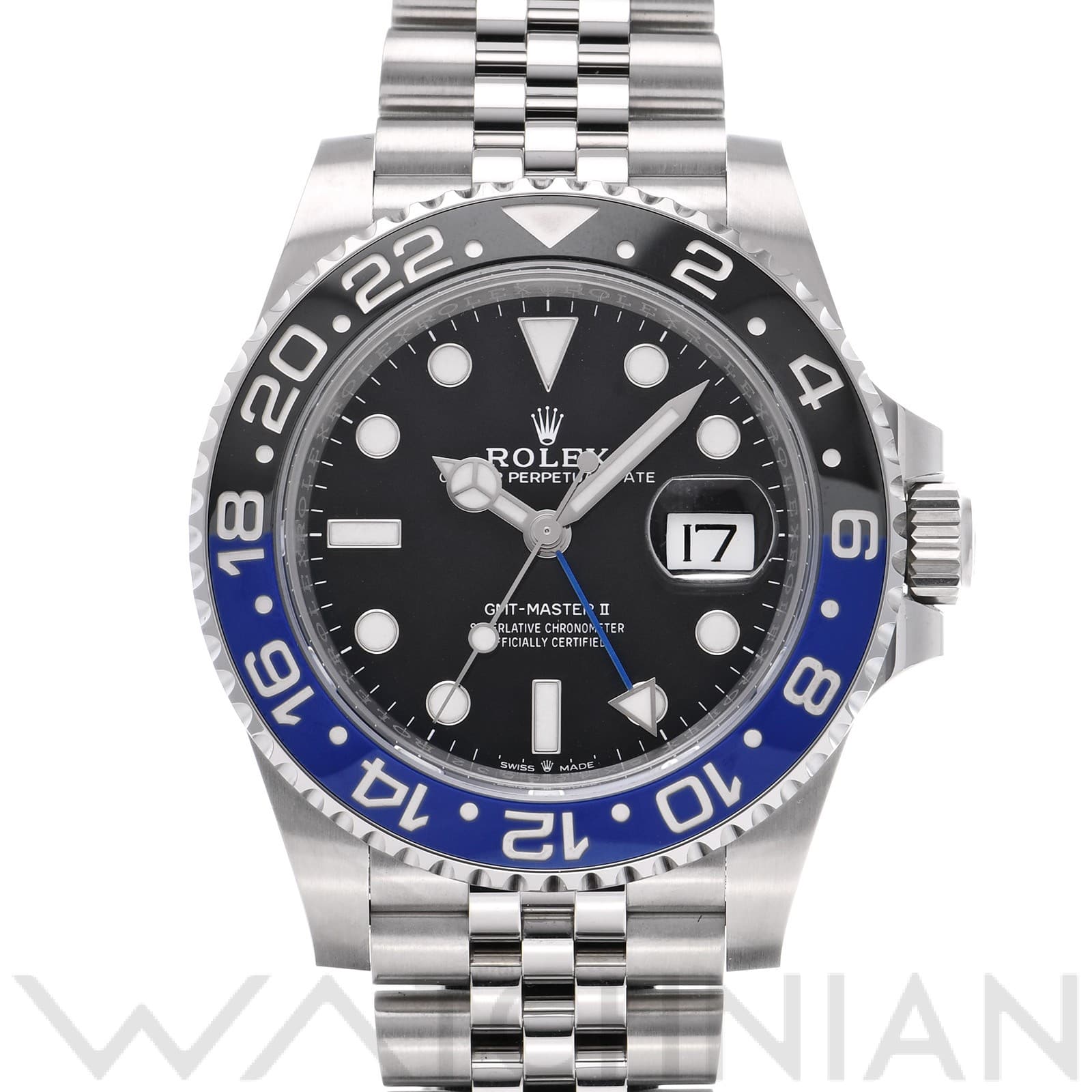 ロレックス GMTマスターII 126710BLNR ブラック メンズ 時計 【中古】【wristwatch】