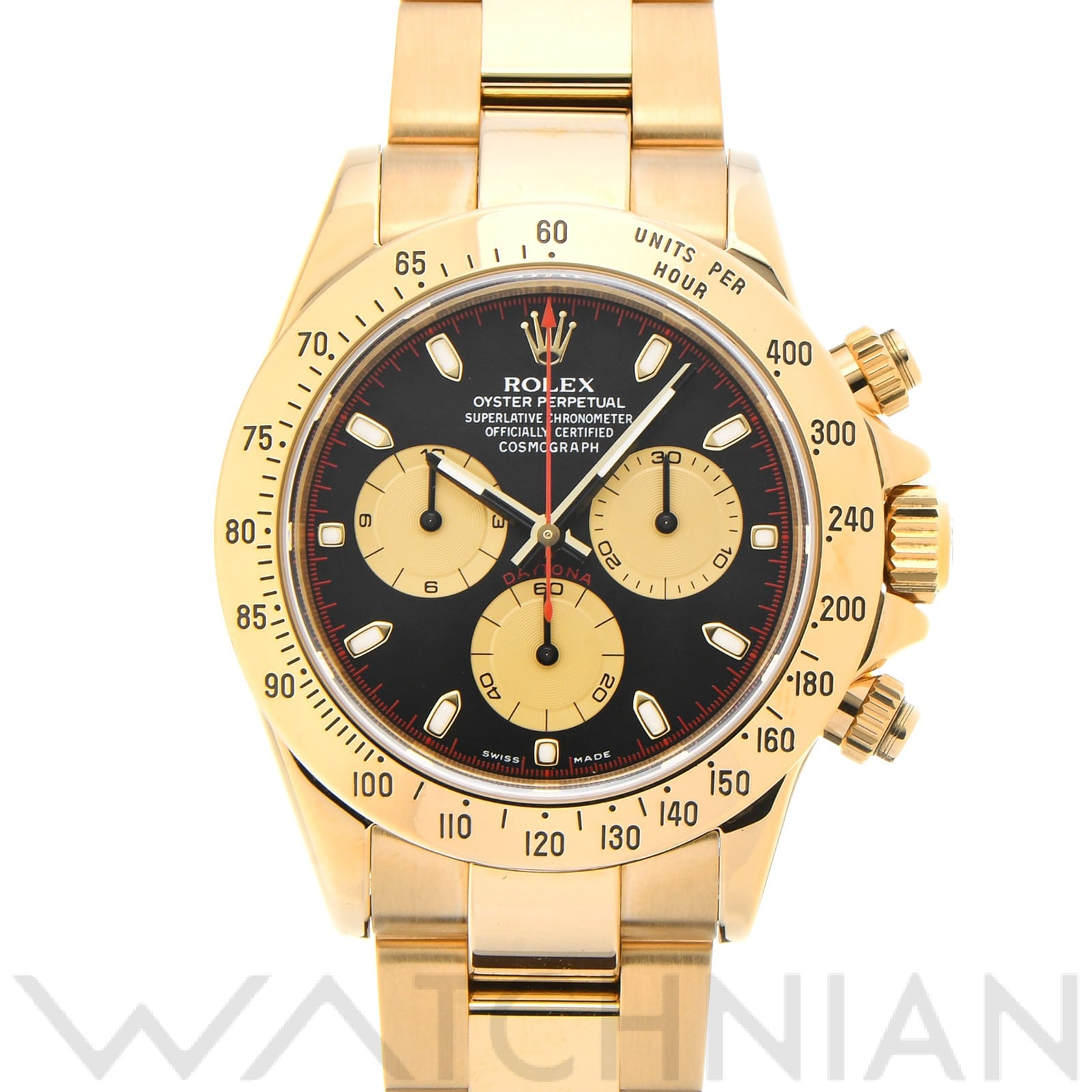 ロレックス コスモグラフ デイトナ 116528 ブラック/シャンパン メンズ 時計 【中古】【wristwatch】