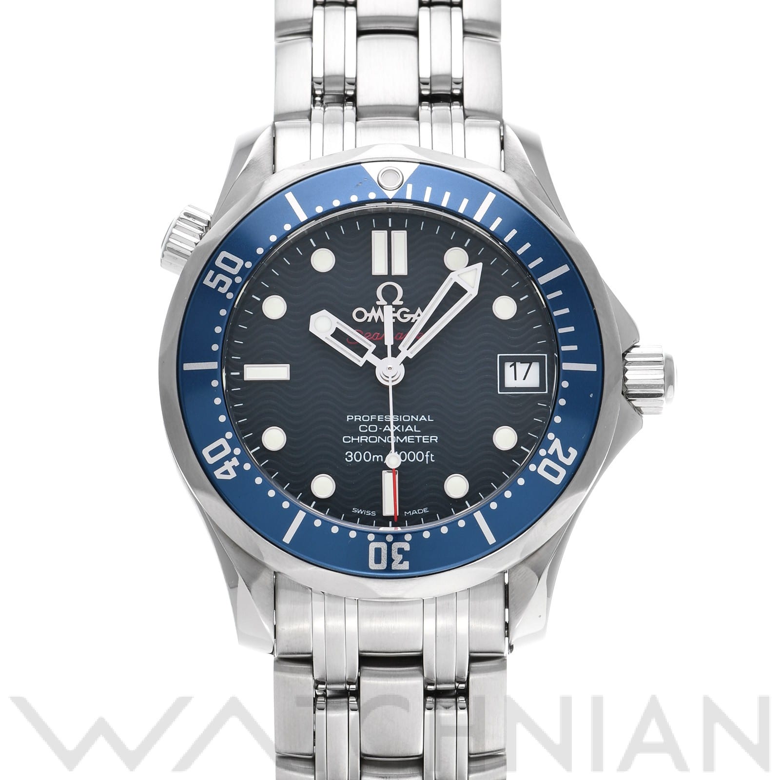 オメガ / OMEGA シーマスター ダイバー300 コーアクシャル 2222.80 ブルー ユニセックス 時計 【中古】【wristwatch】