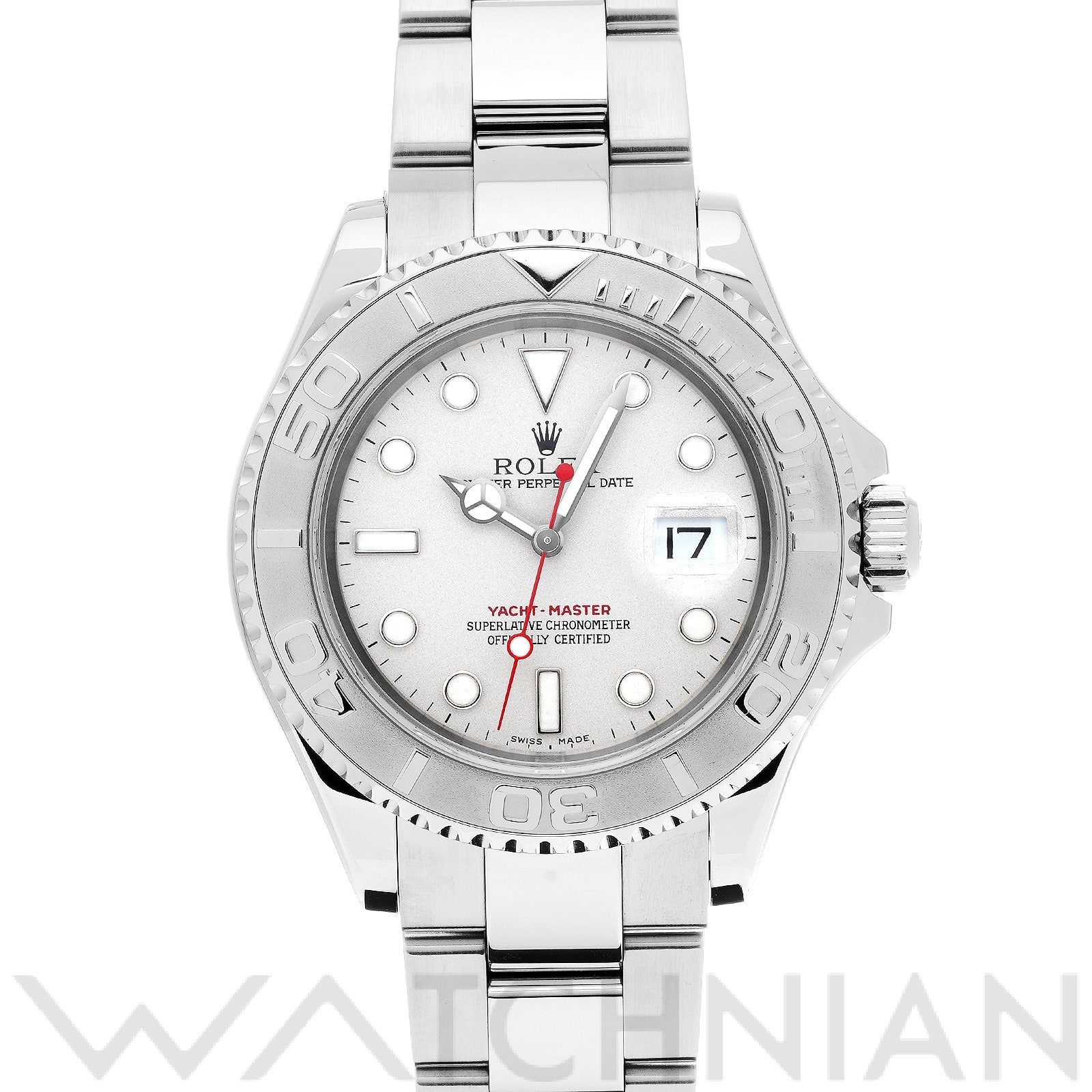 ヨットマスター ロレジウム 16622 F番(2004年頃製造) グレー ロレックス ROLEX メンズ 【中古】