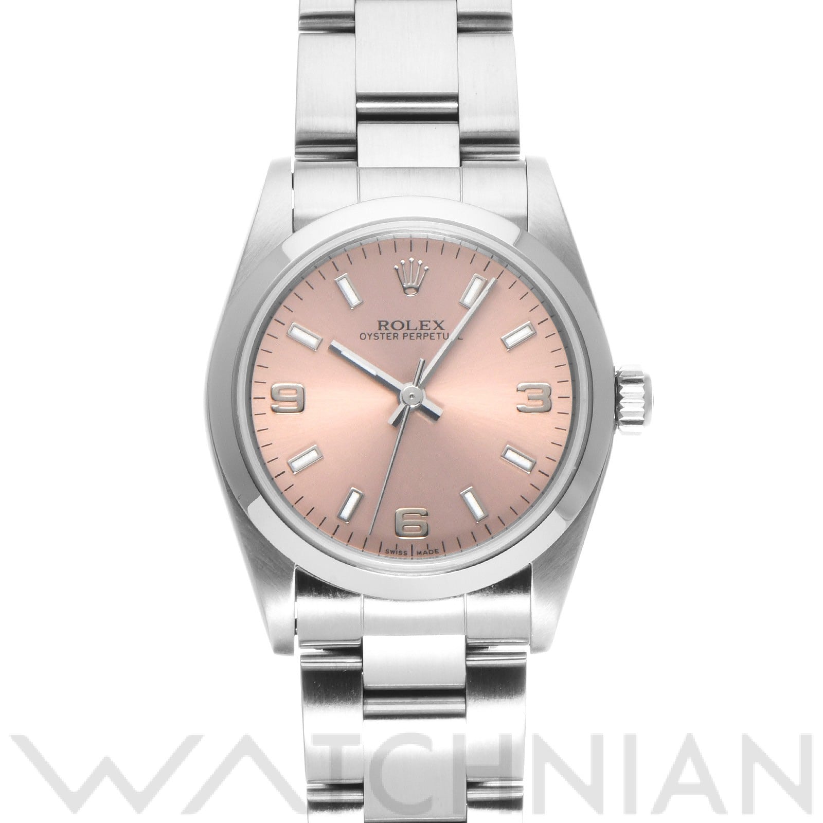 ロレックス / ROLEX オイスターパーペチュアル 77080 ピンク ユニセックス 時計 【中古】【wristwatch】