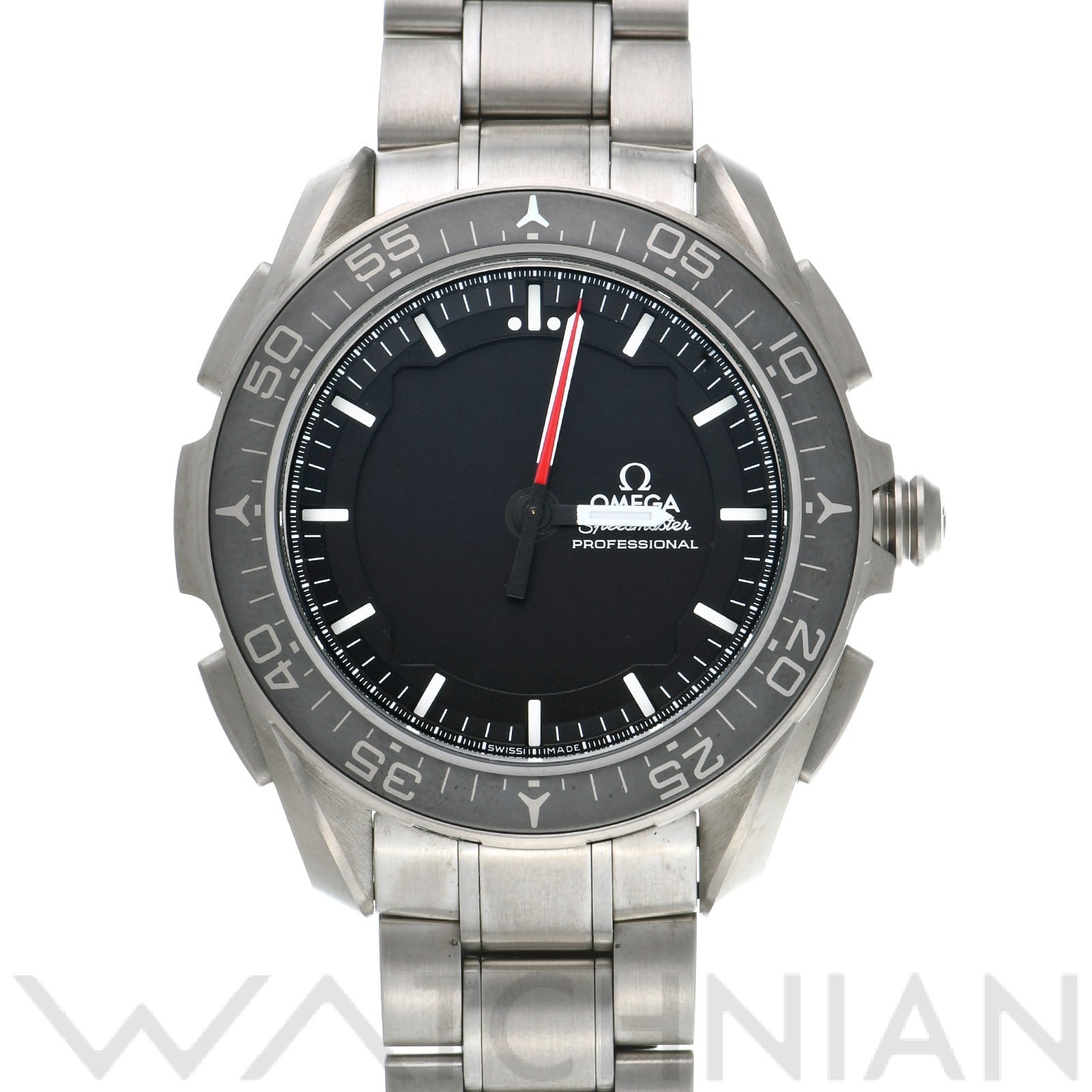 オメガ / OMEGA スピードマスター スカイウォーカー X-33 318.90.45.79.01.002 ブラック メンズ 時計 【中古】【wristwatch】