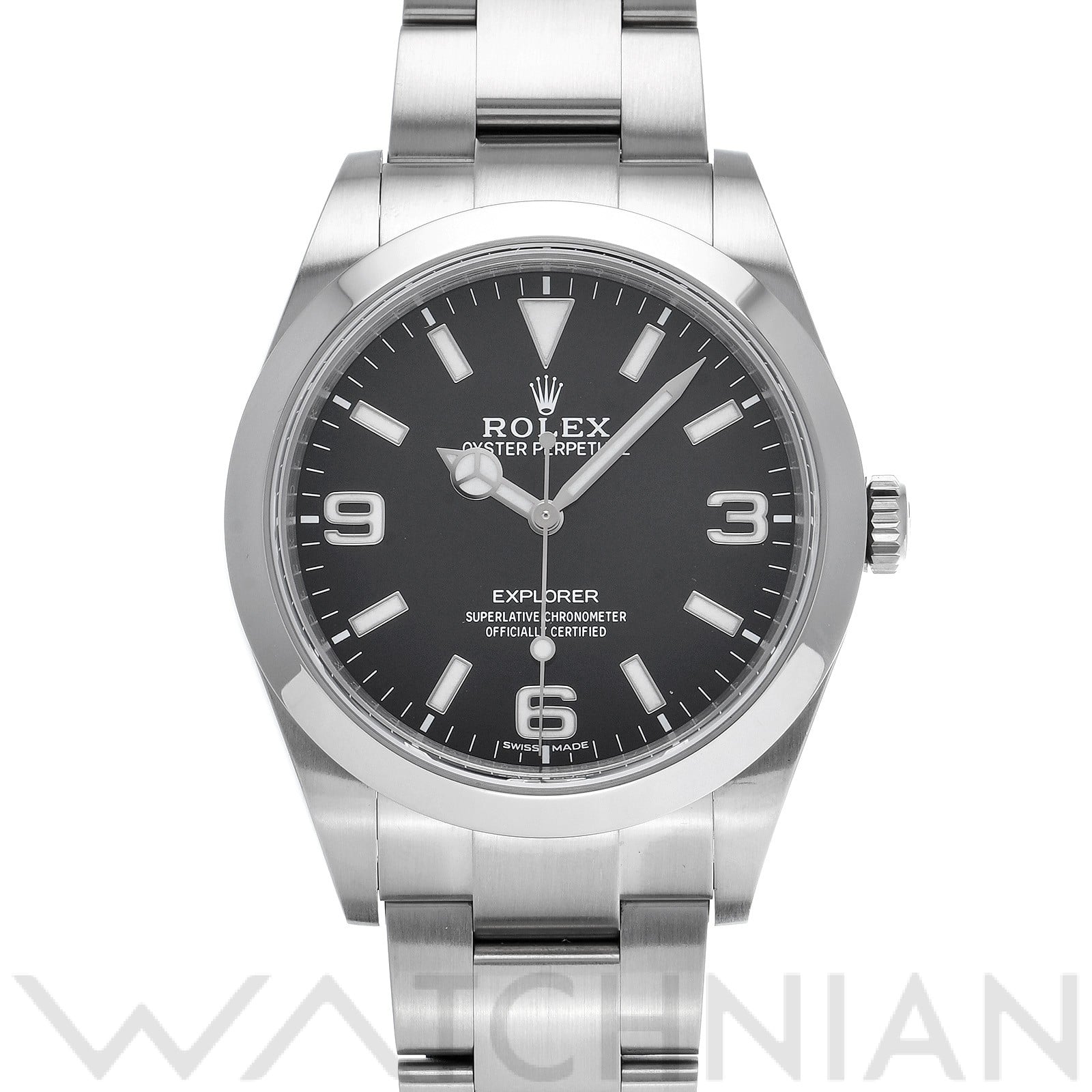 ロレックス エクスプローラー 214270 ブラック メンズ 時計 【中古】【wristwatch】