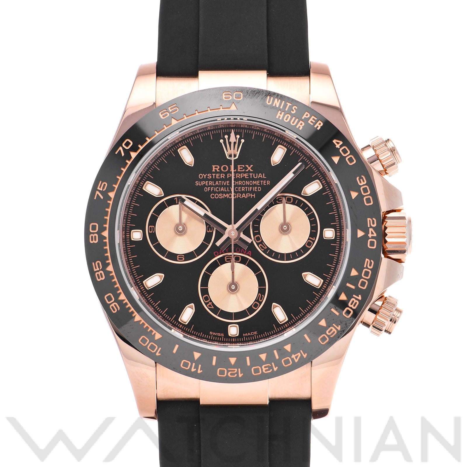 ロレックス コスモグラフ デイトナ 116515LN ブラック/ピンク メンズ 時計 【中古】【wristwatch】