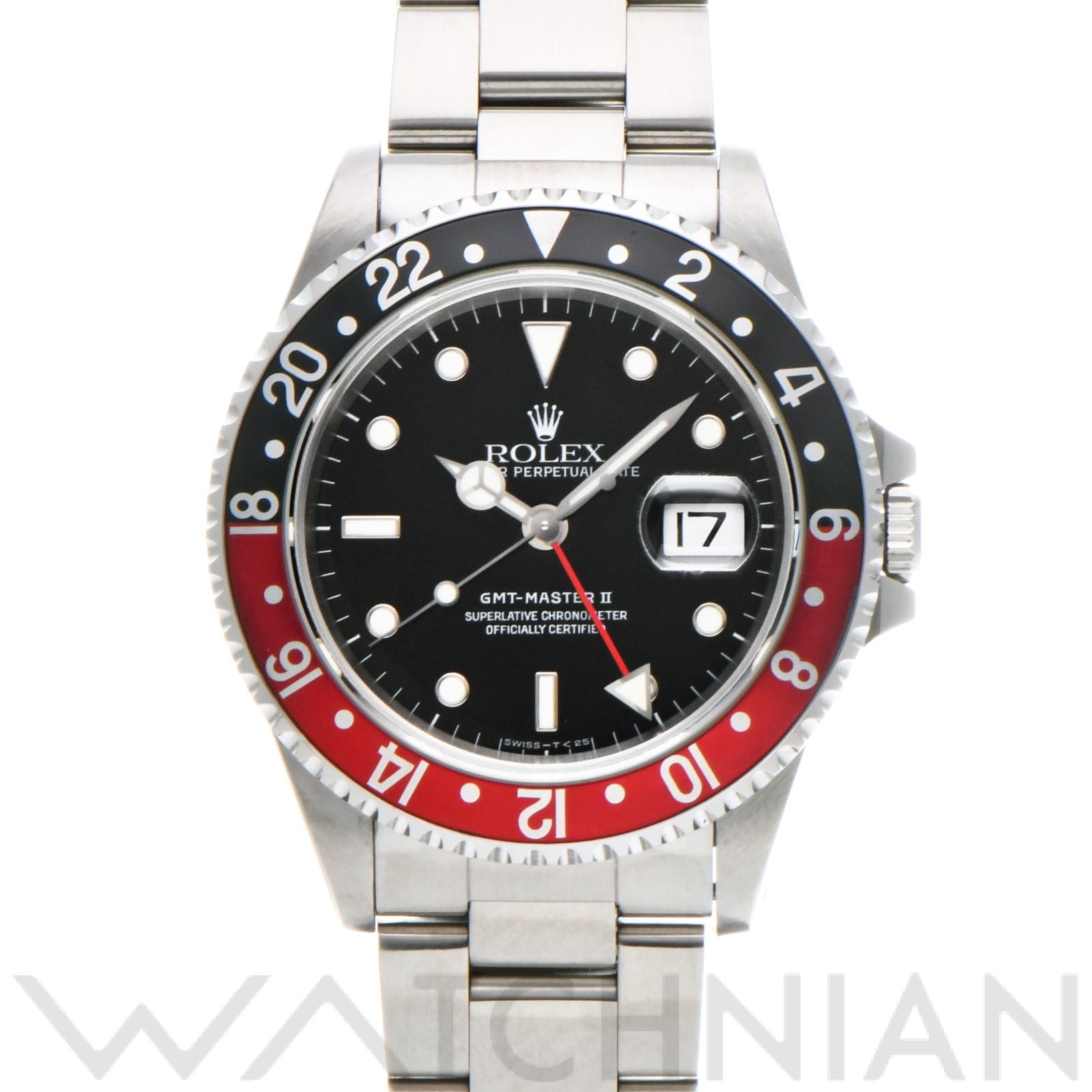 ロレックス GMTマスターII 16710 ブラック メンズ 時計 【中古】【wristwatch】