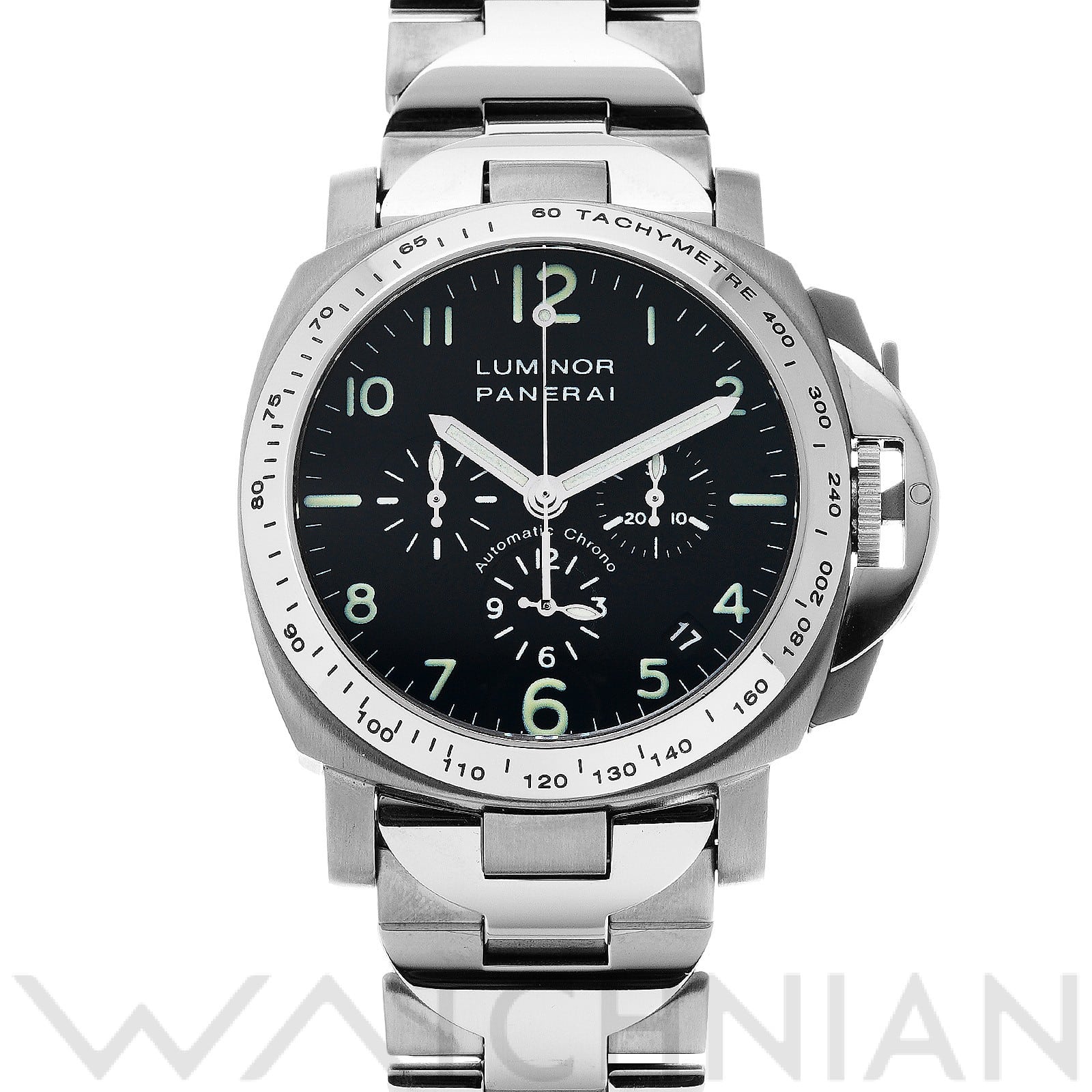 パネライ / PANERAI ルミノール クロノ エル・プリメロ PAM00072 ブラック メンズ 時計 【中古】【wristwatch】