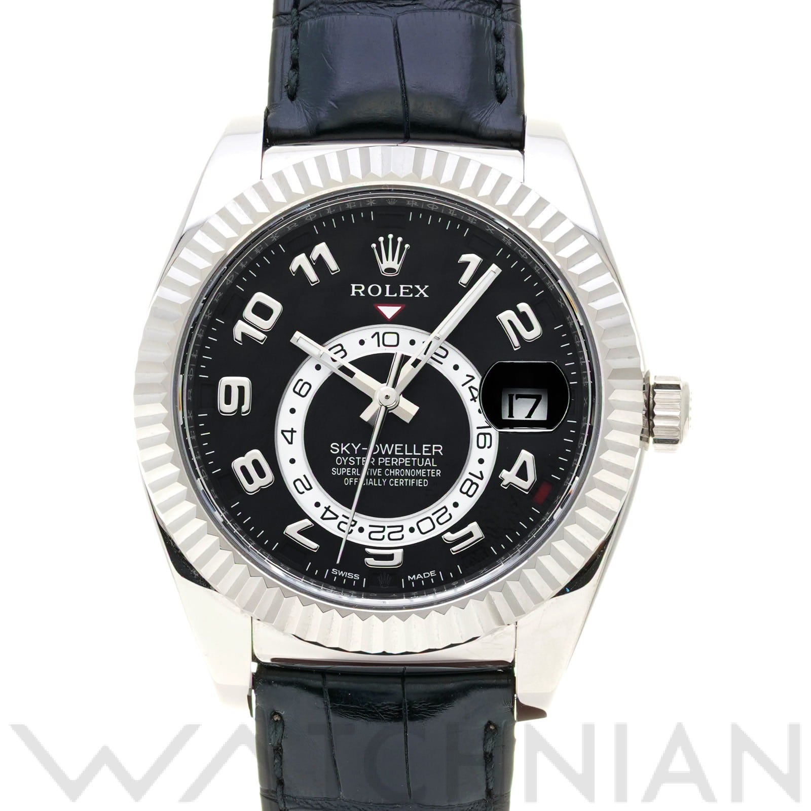 スカイドゥエラー 326139 ランダムシリアル ブラック ロレックス ROLEX メンズ 【中古】