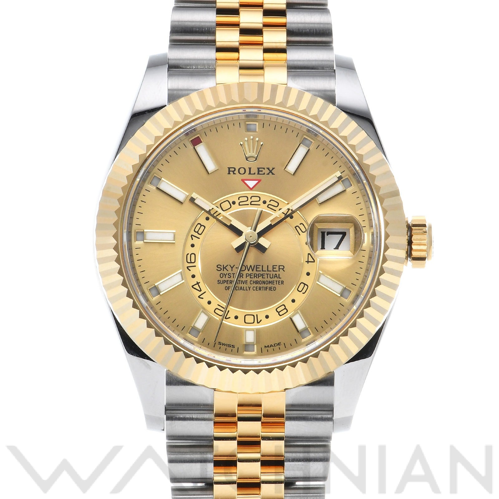 ロレックス / ROLEX スカイドゥエラー 326933 シャンパン メンズ 時計 【中古】【wristwatch】