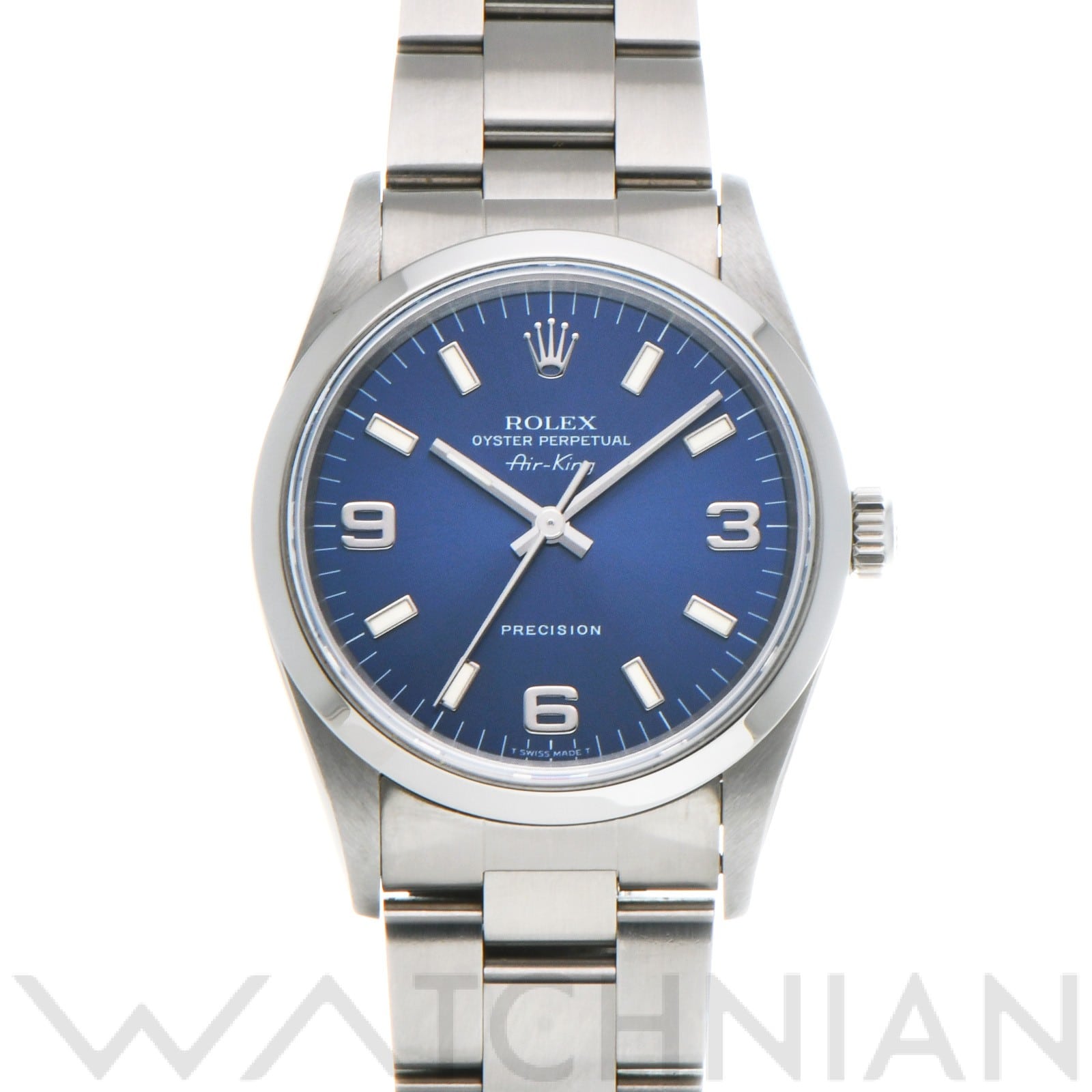 ロレックス エアキング 14000 ブルー メンズ 時計 【中古】【wristwatch】