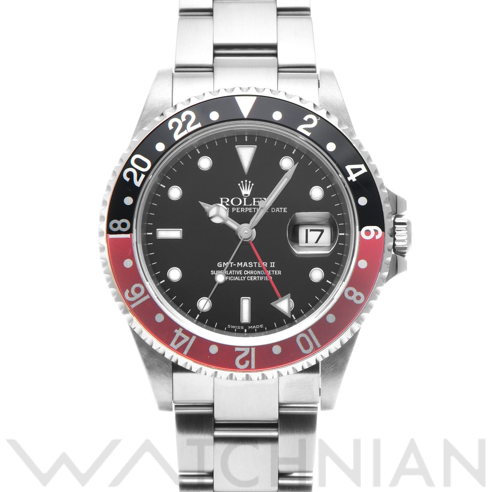 ロレックス GMTマスターII 16710 ブラック メンズ 時計 【中古】【wristwatch】