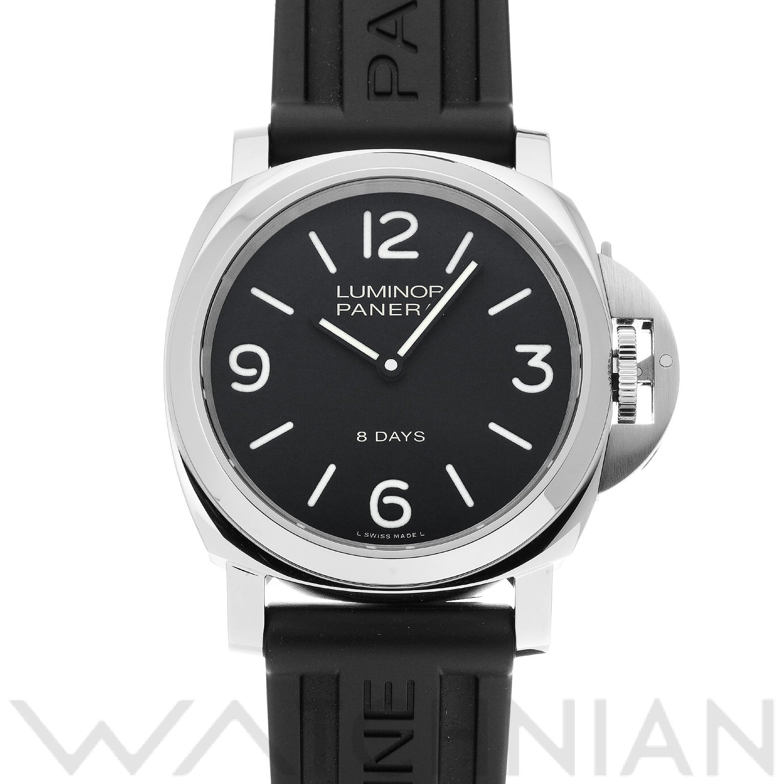 ルミノール ベース 8デイズ PAM00560 T番(2017年製造) ブラック パネライ OFFICINE PANERAI メンズ 【中古】