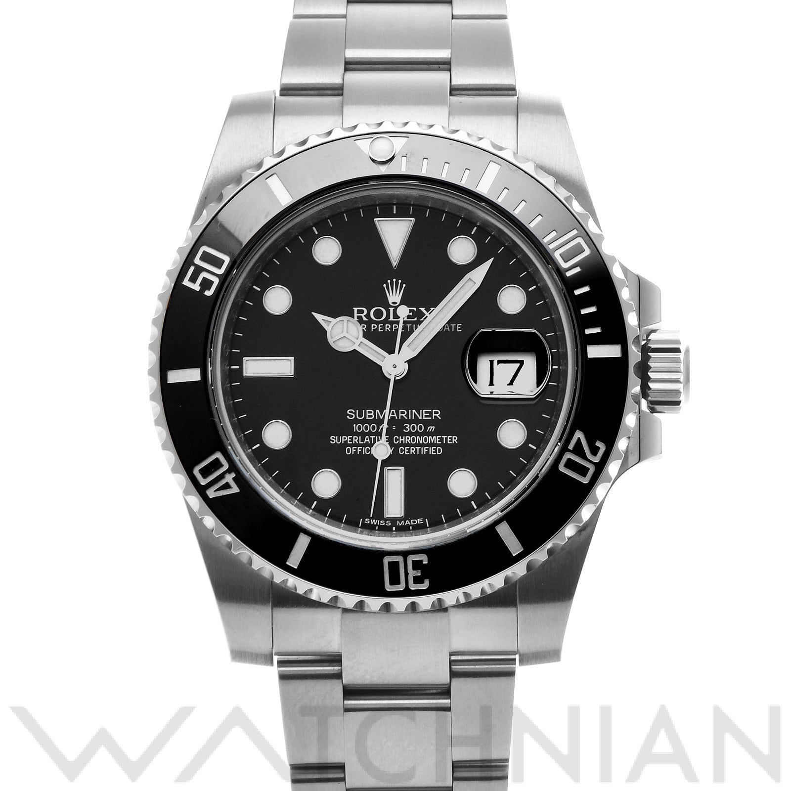 ロレックス サブマリーナ デイト 116610LN ブラック メンズ 時計 【中古】【wristwatch】