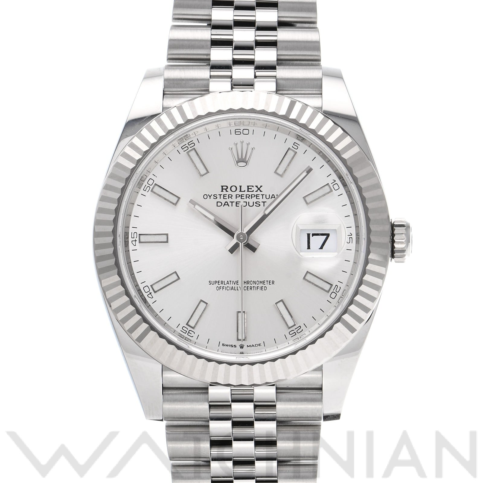 ロレックス デイトジャスト 41 126334 シルバー メンズ 時計 【中古】【wristwatch】