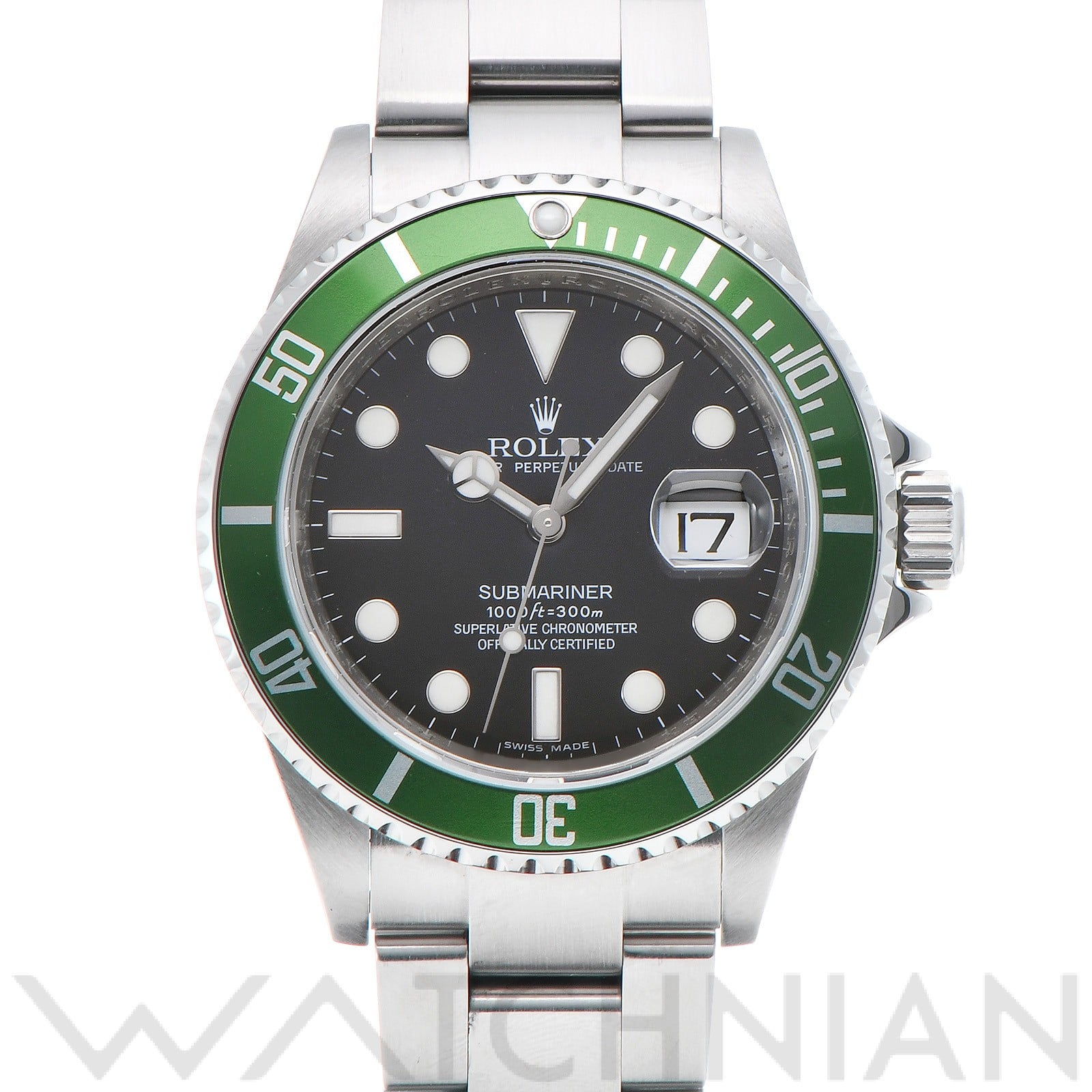 ロレックス / ROLEX サブマリーナ デイト 16610LV ブラック メンズ 時計 【中古】【wristwatch】