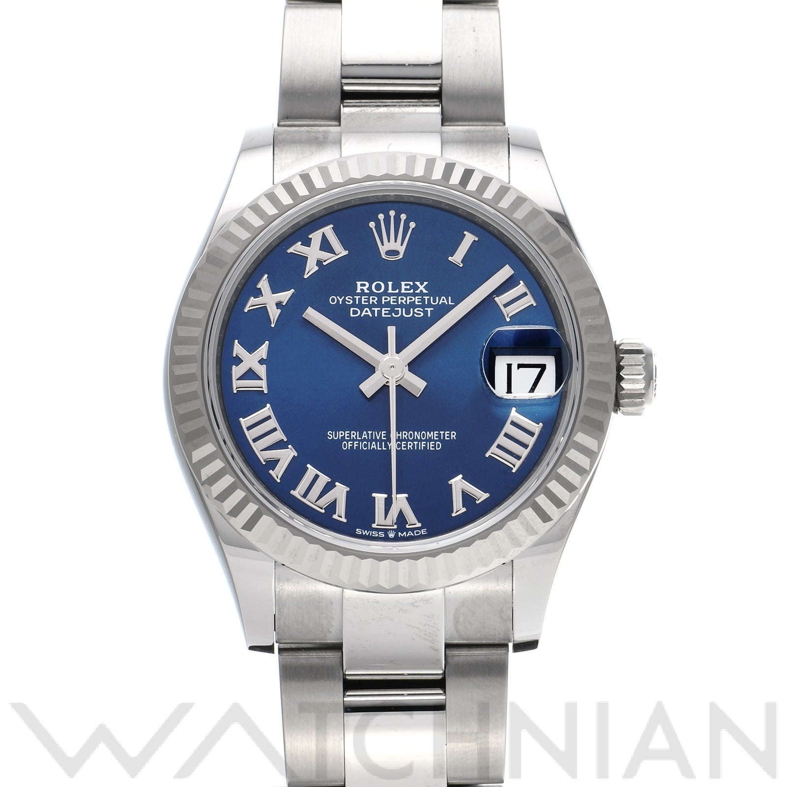 ロレックス / ROLEX デイトジャスト 31 278274 ブライトブルー ユニセックス 時計 【中古】【wristwatch】