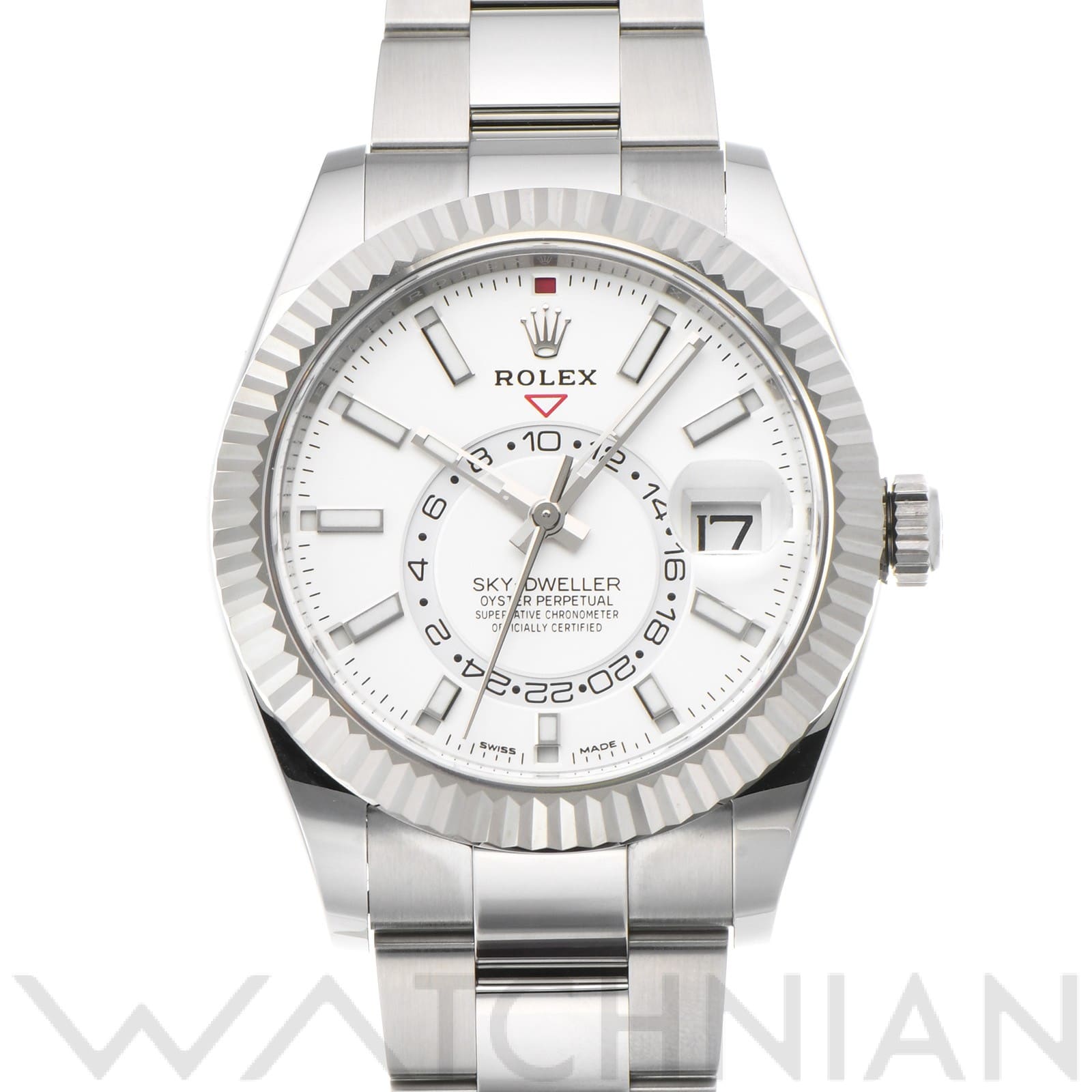ロレックス / ROLEX スカイドゥエラー 326934 ホワイト メンズ 時計 【中古】【wristwatch】