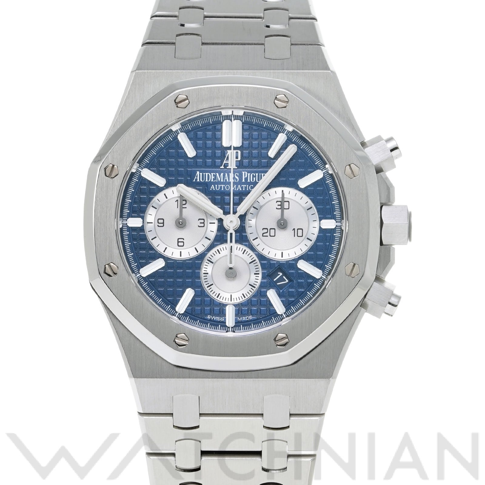 オーデマ ピゲ ロイヤルオーク クロノグラフ 26331ST.OO.1220ST.01 ブルー/ロジウム メンズ 時計 【中古】【wristwatch】