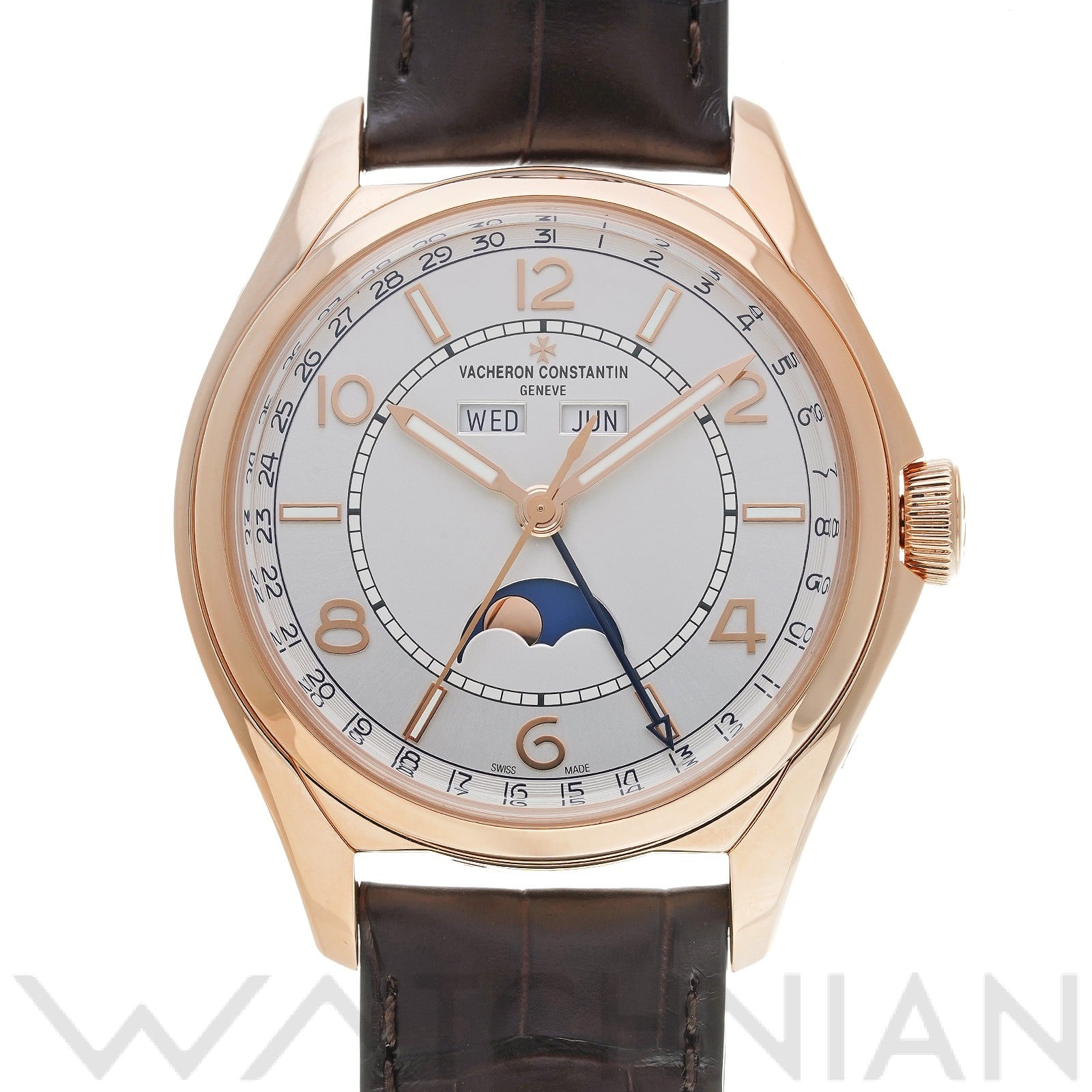 ヴァシュロン コンスタンタン / VACHERON CONSTANTIN フィフティーシックス コンプリートカレンダー 4000E/000R-B438 シルバー メンズ 時計 【中古】【wristwatch】