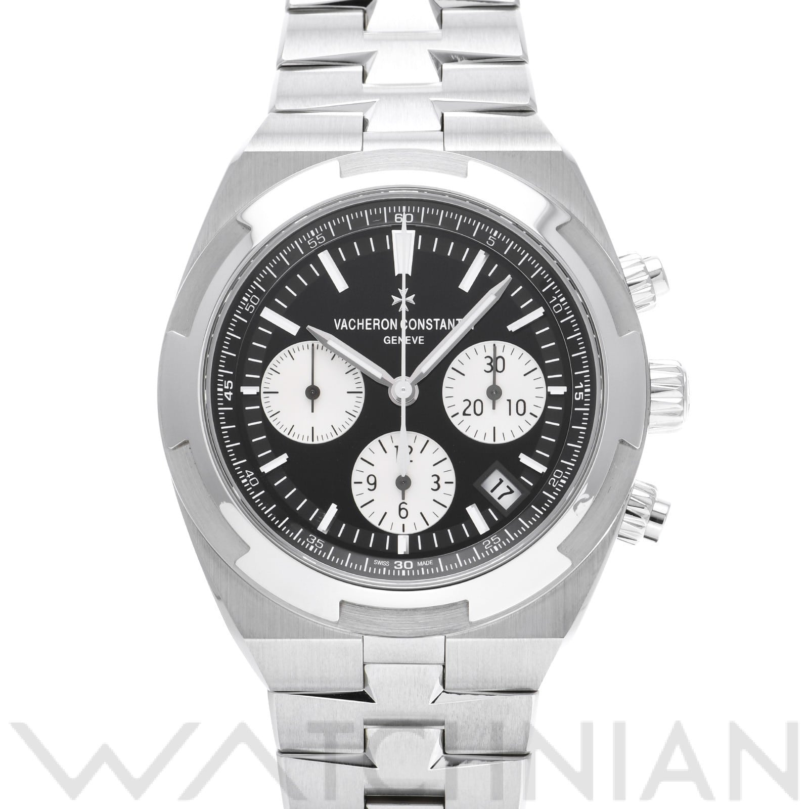 ヴァシュロン コンスタンタン / VACHERON CONSTANTIN オーバーシーズ クロノグラフ 5500V/110A-B481 ブラック/シルバ- メンズ 時計 【中古】【wristwatch】