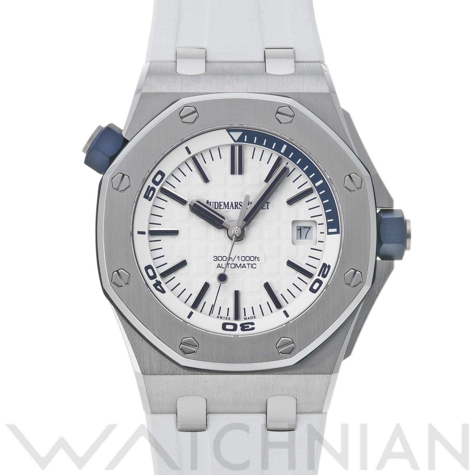 オーデマ ピゲ ロイヤルオーク オフショア ダイバー 15710ST.OO.A010CA.01 ホワイト メンズ 時計 【中古】【wristwatch】