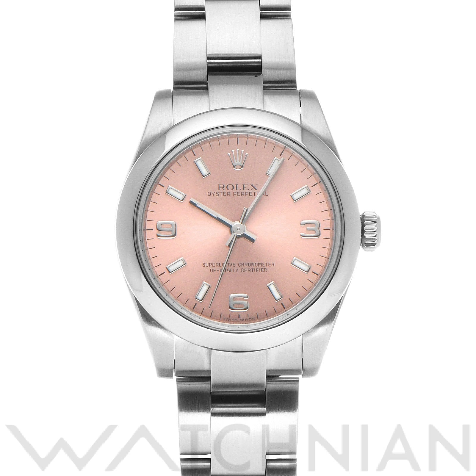 ロレックス / ROLEX オイスターパーペチュアル 31 177200 ピンク ユニセックス 時計 【中古】【wristwatch】
