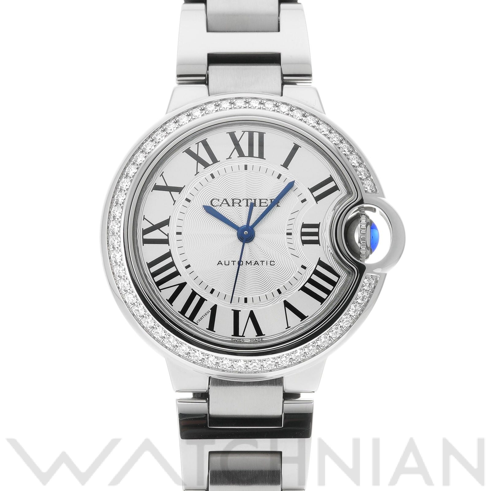 カルティエ / CARTIER バロンブルー ドゥ カルティエ 33mm W4BB0016 シルバー ユニセックス 時計 【中古】【wristwatch】