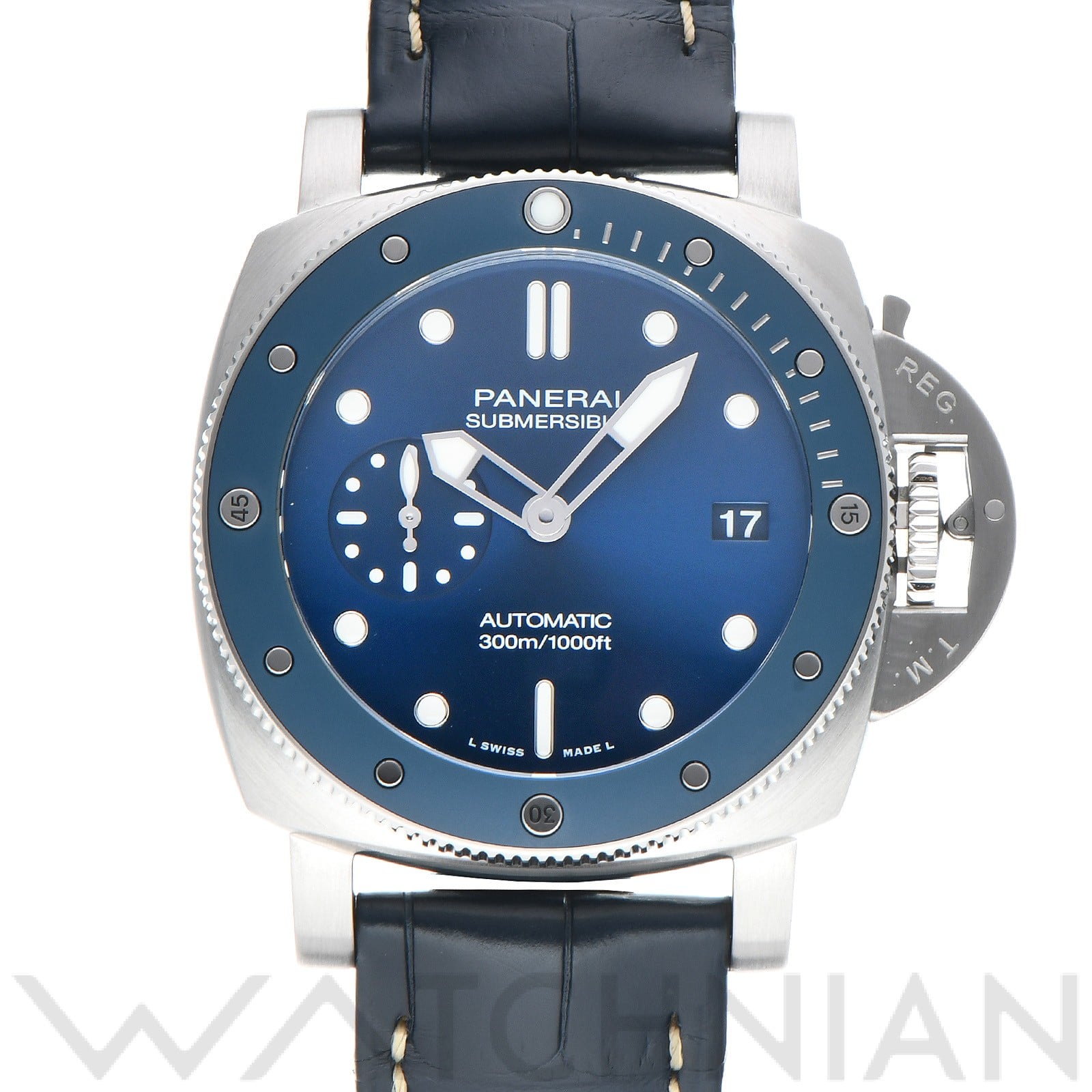 パネライ / PANERAI サブマーシブル ブルーノッテ PAM01068 ブルー メンズ 時計 【中古】【wristwatch】