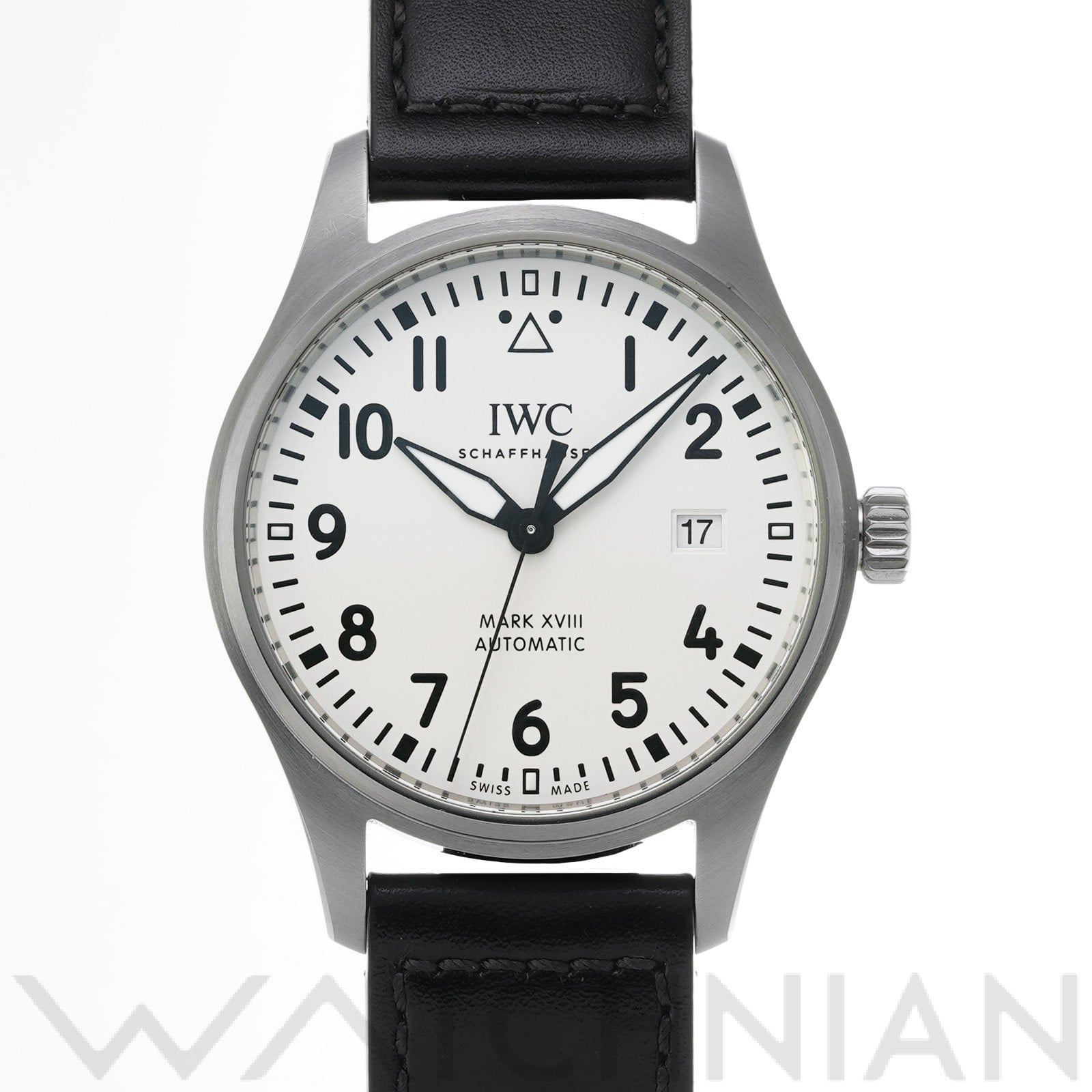 IWC パイロットウォッチ マーク XVIII IW327012 シルバーメッキ メンズ 時計 【中古】【wristwatch】