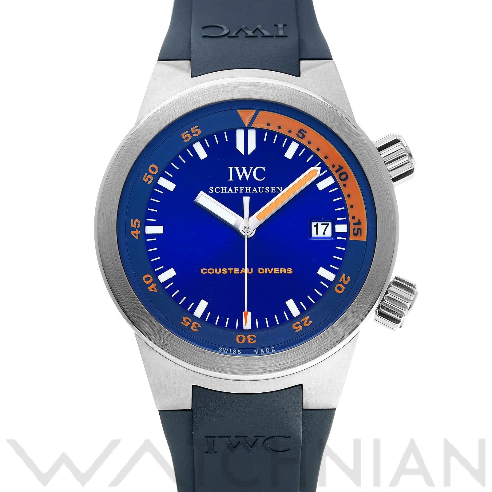 アクアタイマー クストーダイバーズ IW354806 ブルー インターナショナルウォッチカンパニー IWC メンズ 【中古】: ブランド時計 ｜WATCHNIAN(ウォッチニアン)公式通販/旧一風騎士