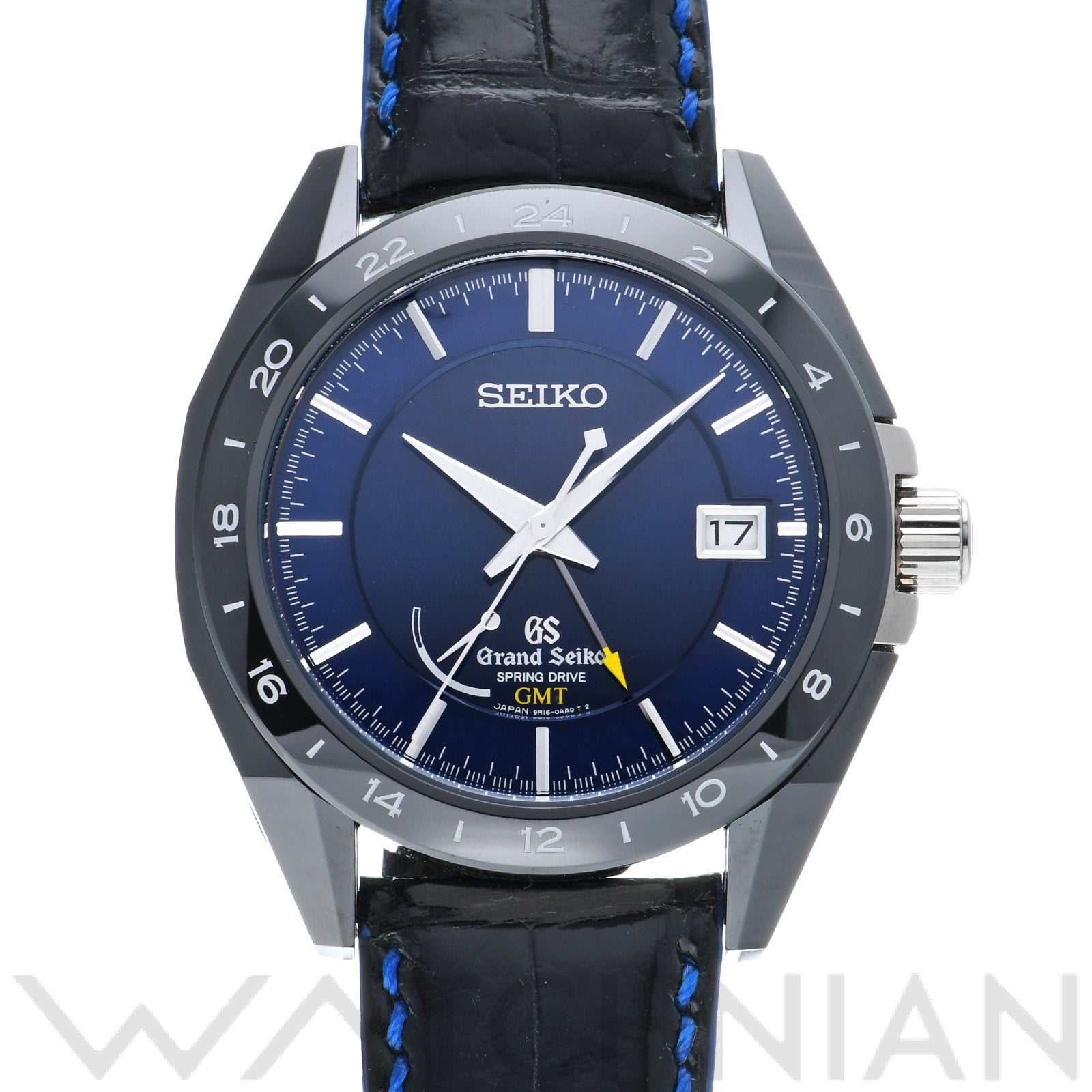 グランドセイコー / Grand Seiko スプリングドライブ GMT SBGE039 ブルー メンズ 時計 【中古】【wristwatch】