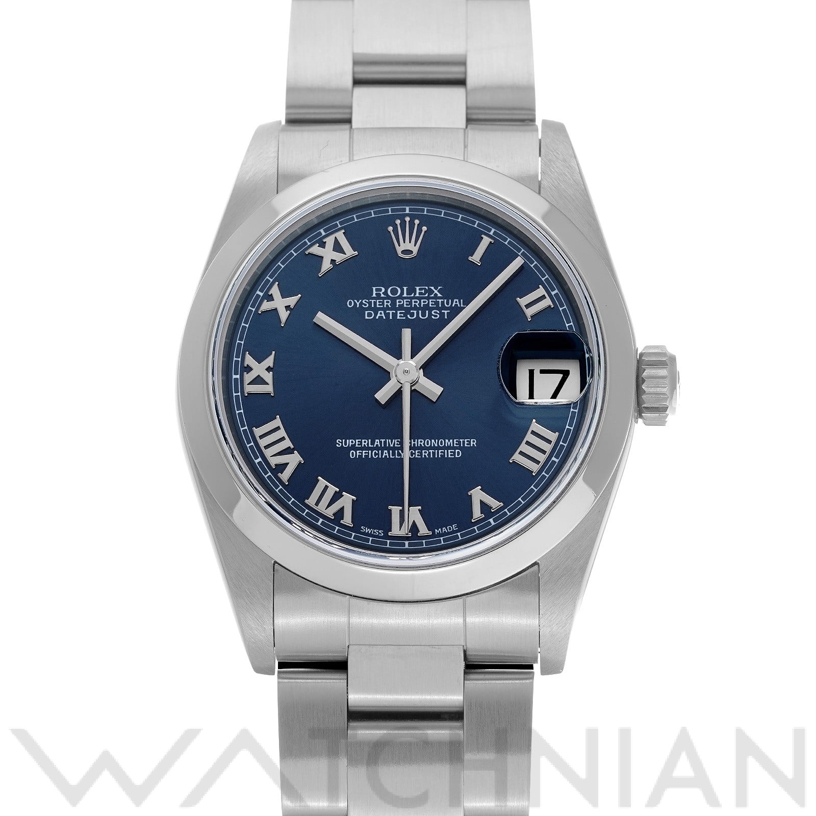 デイトジャスト 78240 Y番(2002年頃製造) ブルー ロレックス ROLEX ユニセックス 【中古】