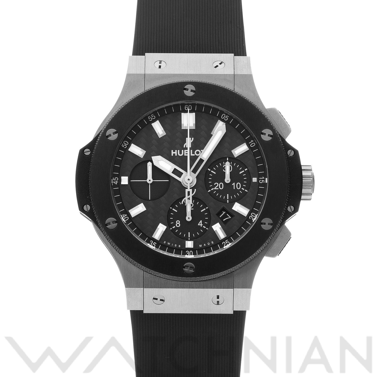ウブロ / HUBLOT ビッグバン スチール セラミック 301.SM.1770.RX ブラックカーボン メンズ 時計 【中古】【wristwatch】
