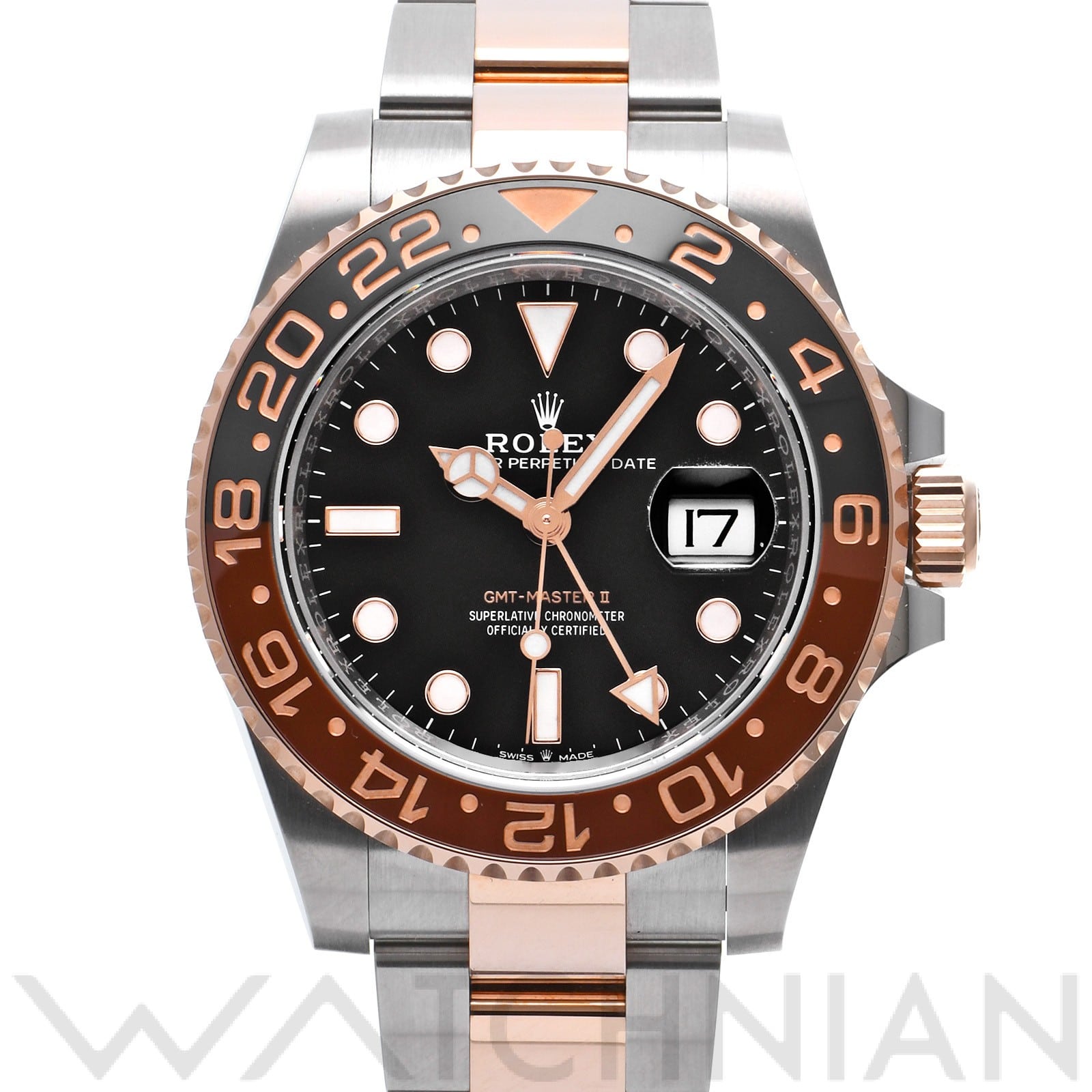 ロレックス GMTマスターII 126711CHNR ブラック メンズ 時計 【中古】【wristwatch】