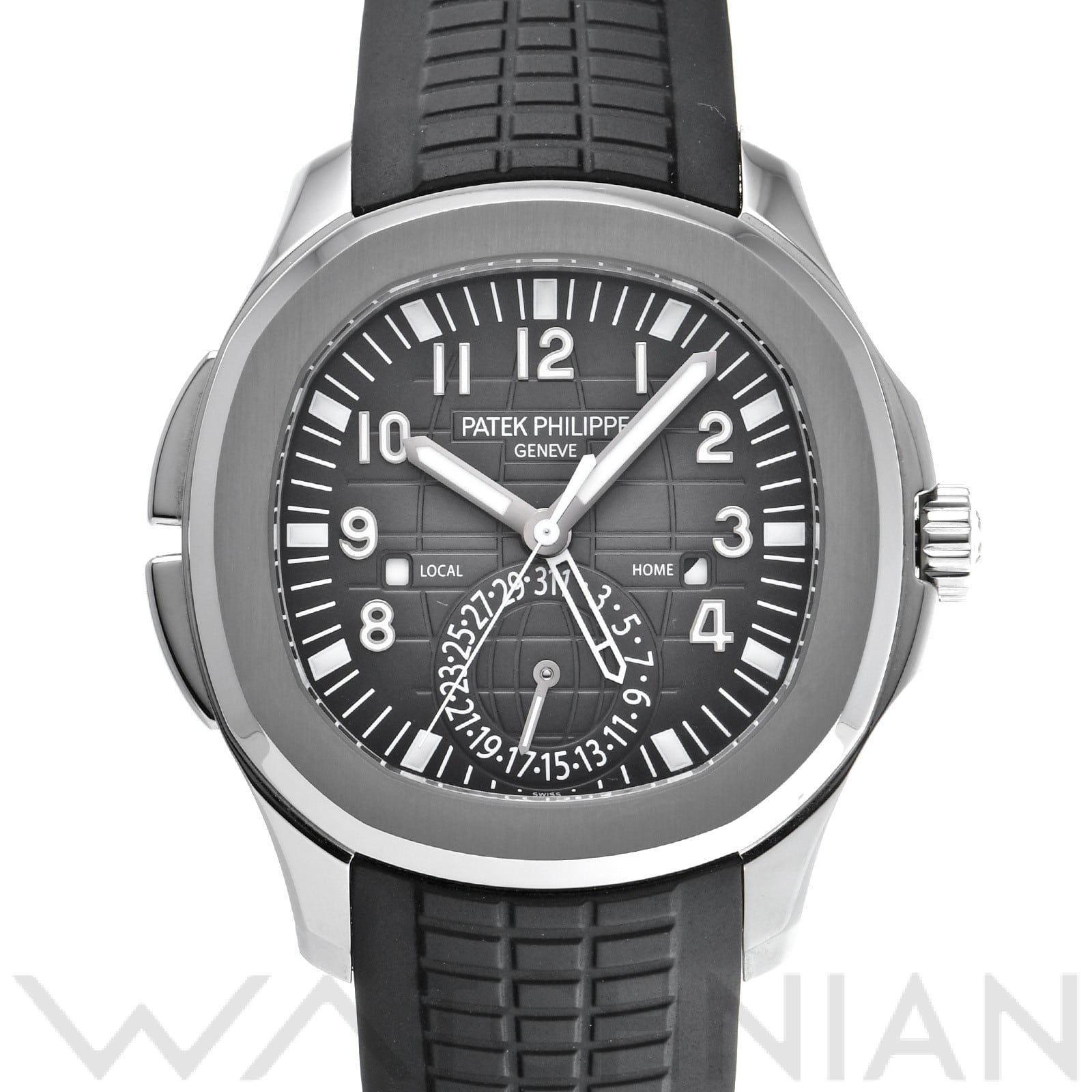 アクアノート トラベルタイム 5164A-001 ブラック・エンボス パテックフィリップ PATEK PHILIPPE メンズ 【中古】