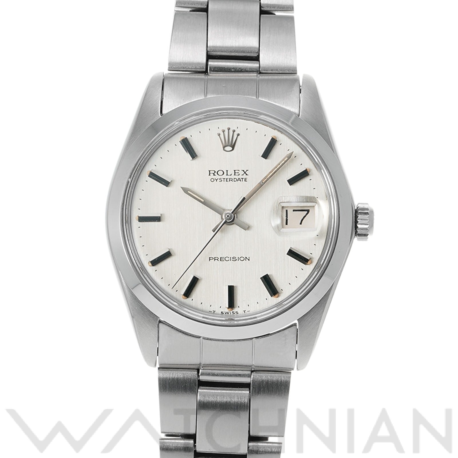 ロレックス オイスター デイト 6694 シルバー メンズ 時計 【中古】【wristwatch】