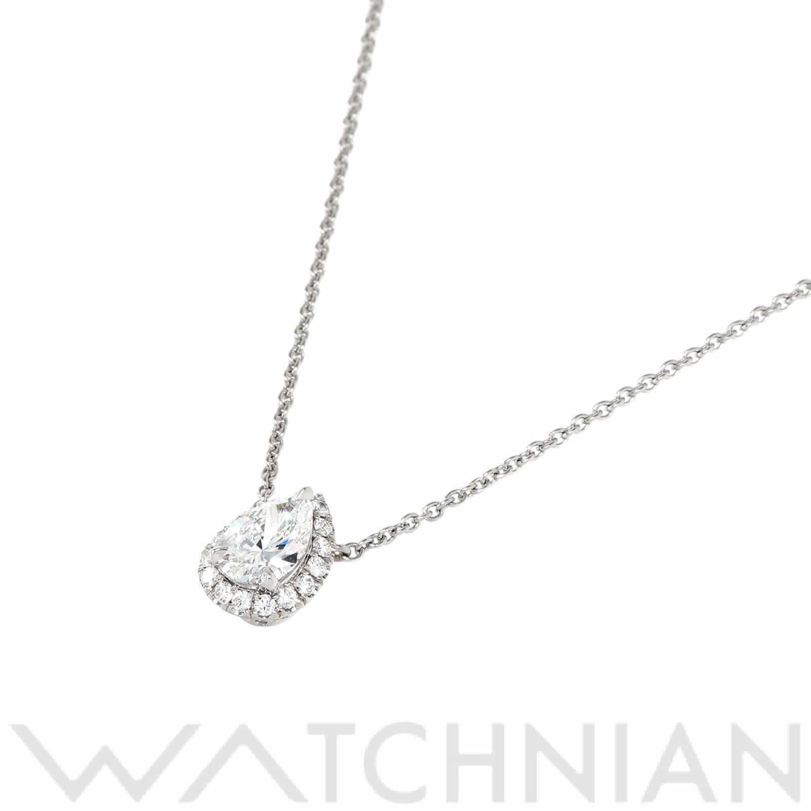 ハリー ウィンストン ペアシェイプ マイクロパヴェ ペンダント ネックレス Pt950プラチナ/ダイヤモンド レディース ジュエリー 【中古】【jewelry】