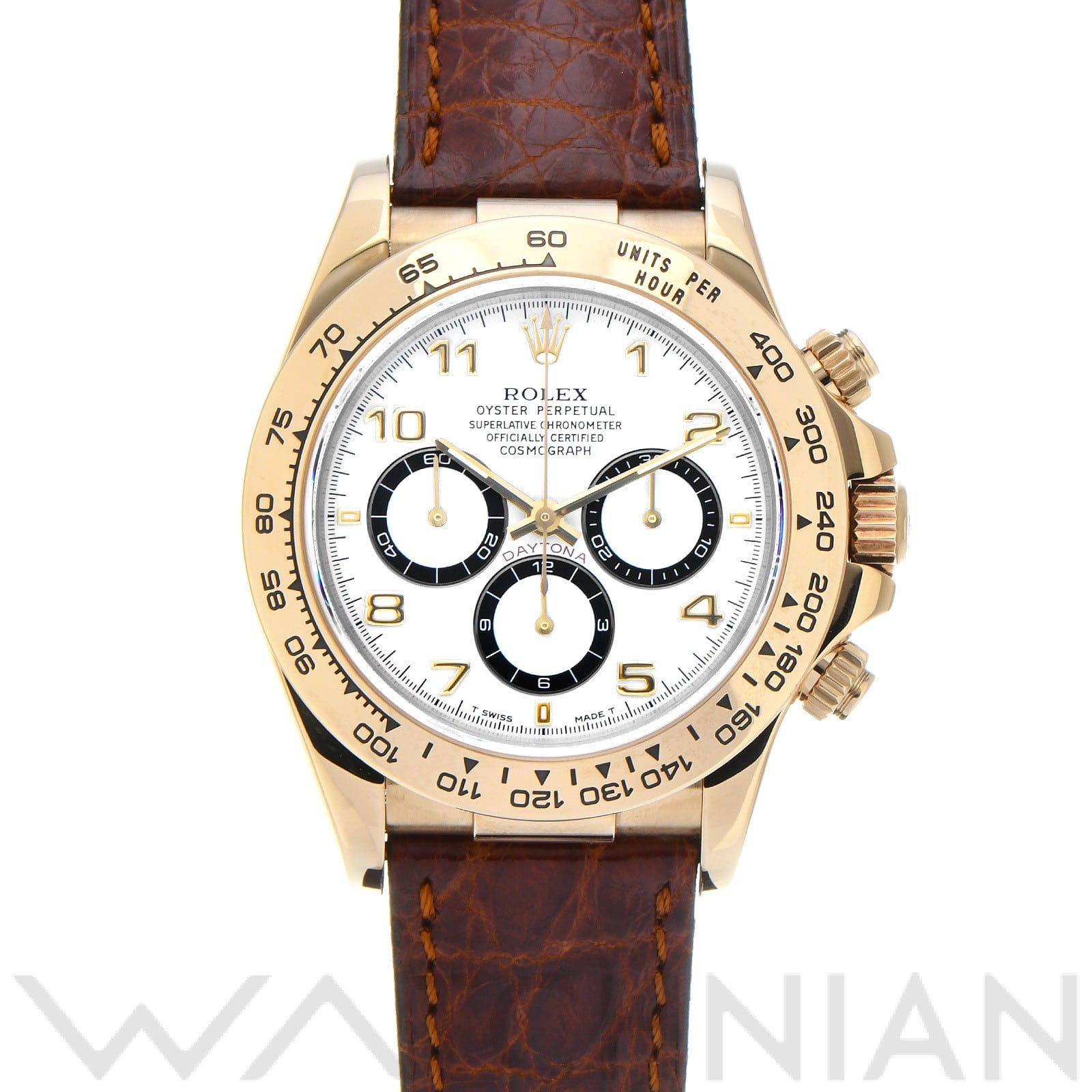 ロレックス コスモグラフ デイトナ 16518 ホワイト メンズ 時計 【中古】【wristwatch】