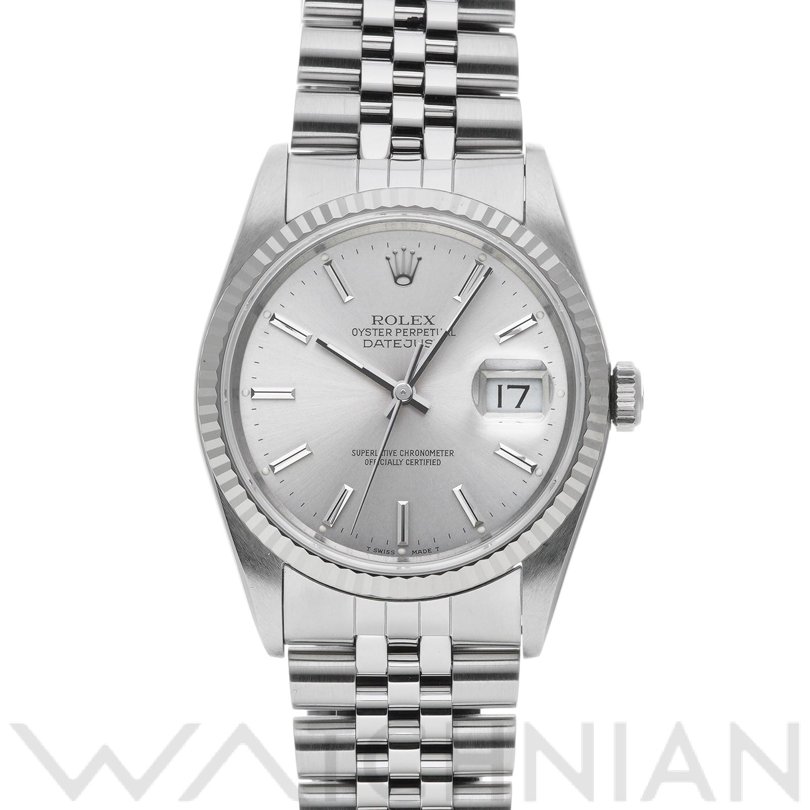 ロレックス デイトジャスト 16234 シルバー メンズ 時計 【中古】【wristwatch】