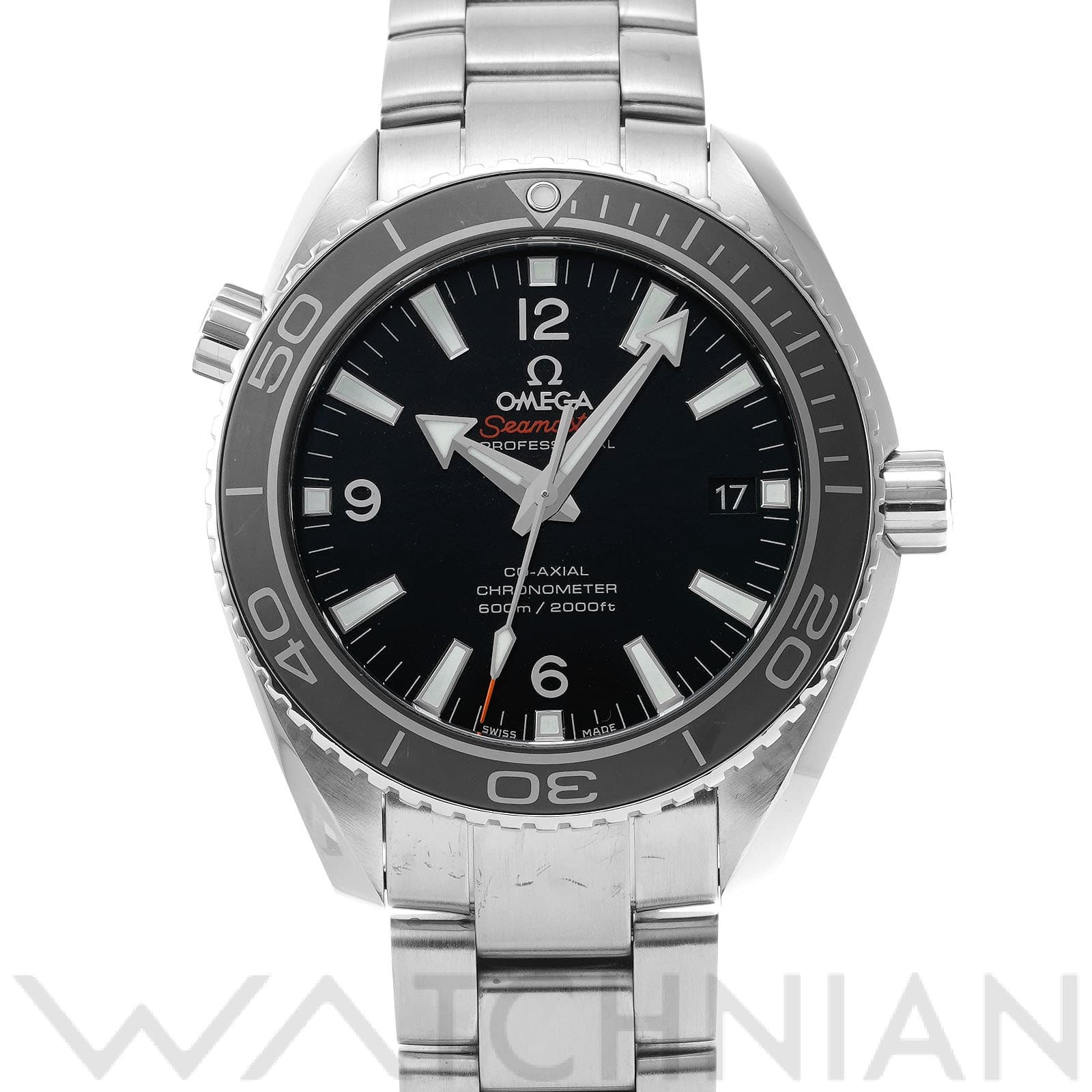 オメガ / OMEGA シーマスター プラネットオーシャン 600 コーアクシャル 232.30.42.21.01.001 ブラック メンズ 時計 【中古】【wristwatch】