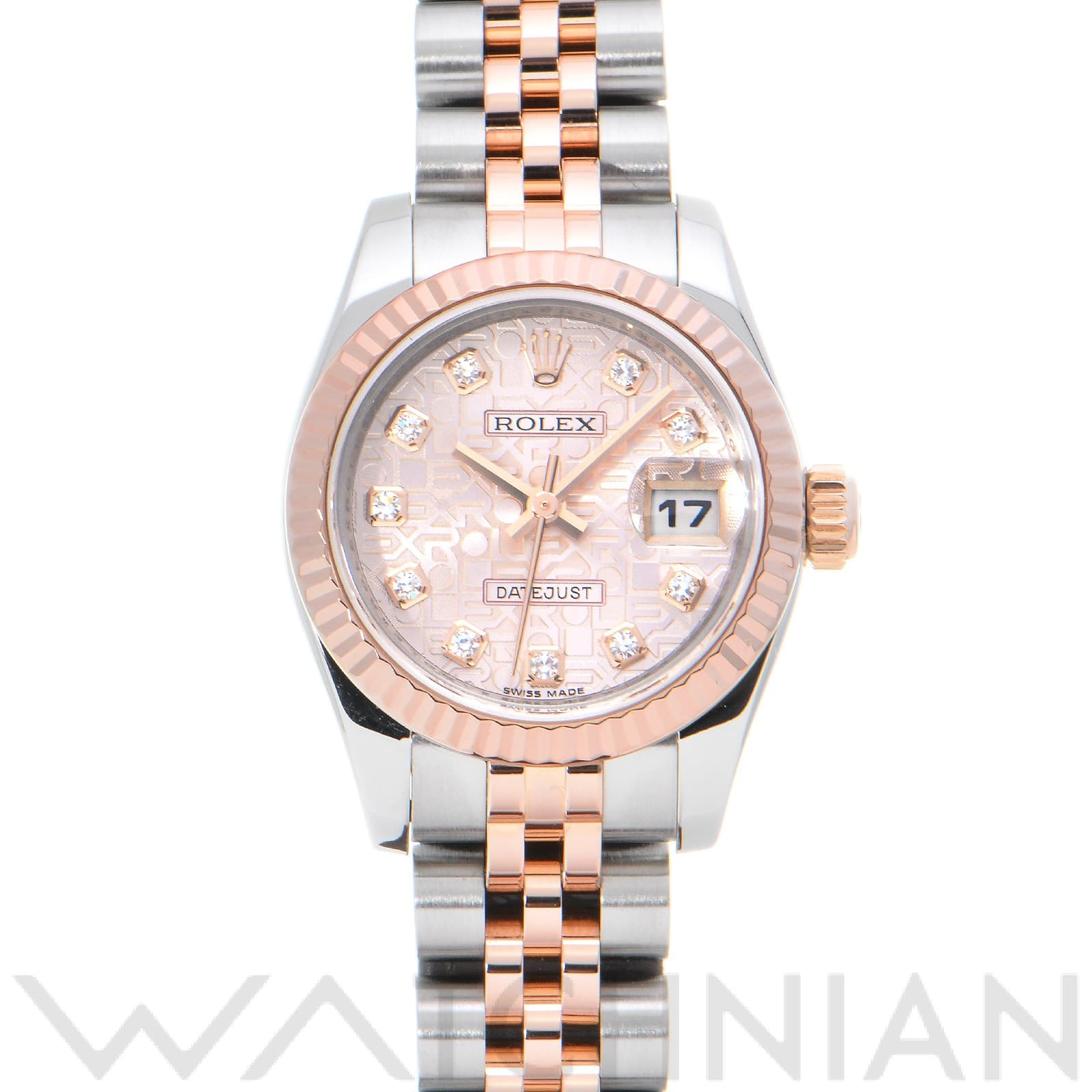 ロレックス レディ デイトジャスト 26 179171G ピンクコンピュータ/ダイヤモンド レディース 時計 【中古】【wristwatch】