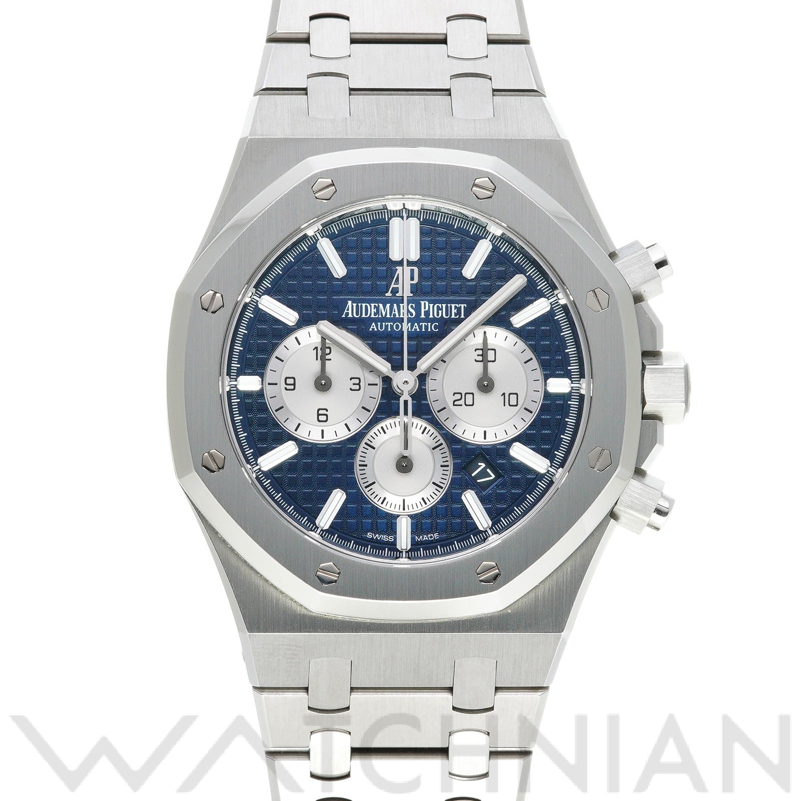 オーデマ ピゲ ロイヤルオーク クロノグラフ 26331ST.OO.1220ST.01 ブルー/ロジウム メンズ 時計 【中古】【wristwatch】